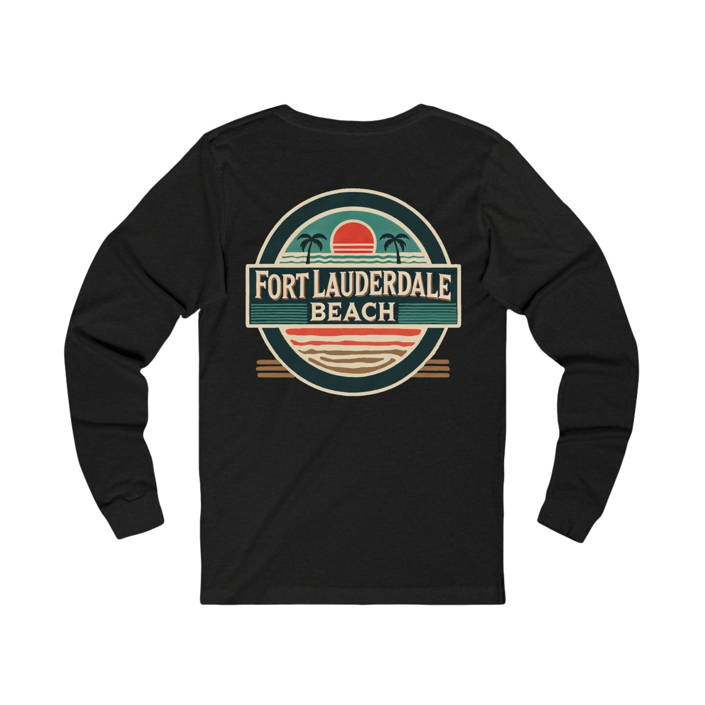 Vintage Fort Lauderdale Unisex Jersey Long Sleeve Tee