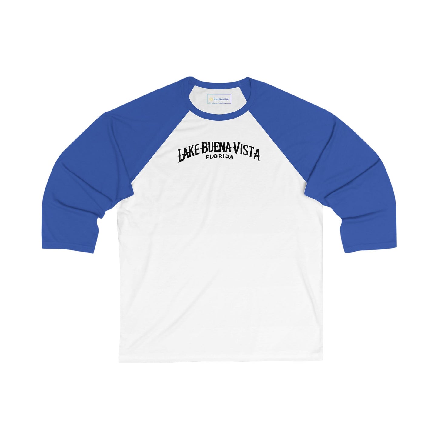 Adventurous Lake Buena Vista Men's 3/4 Sleeve Baseball Tee