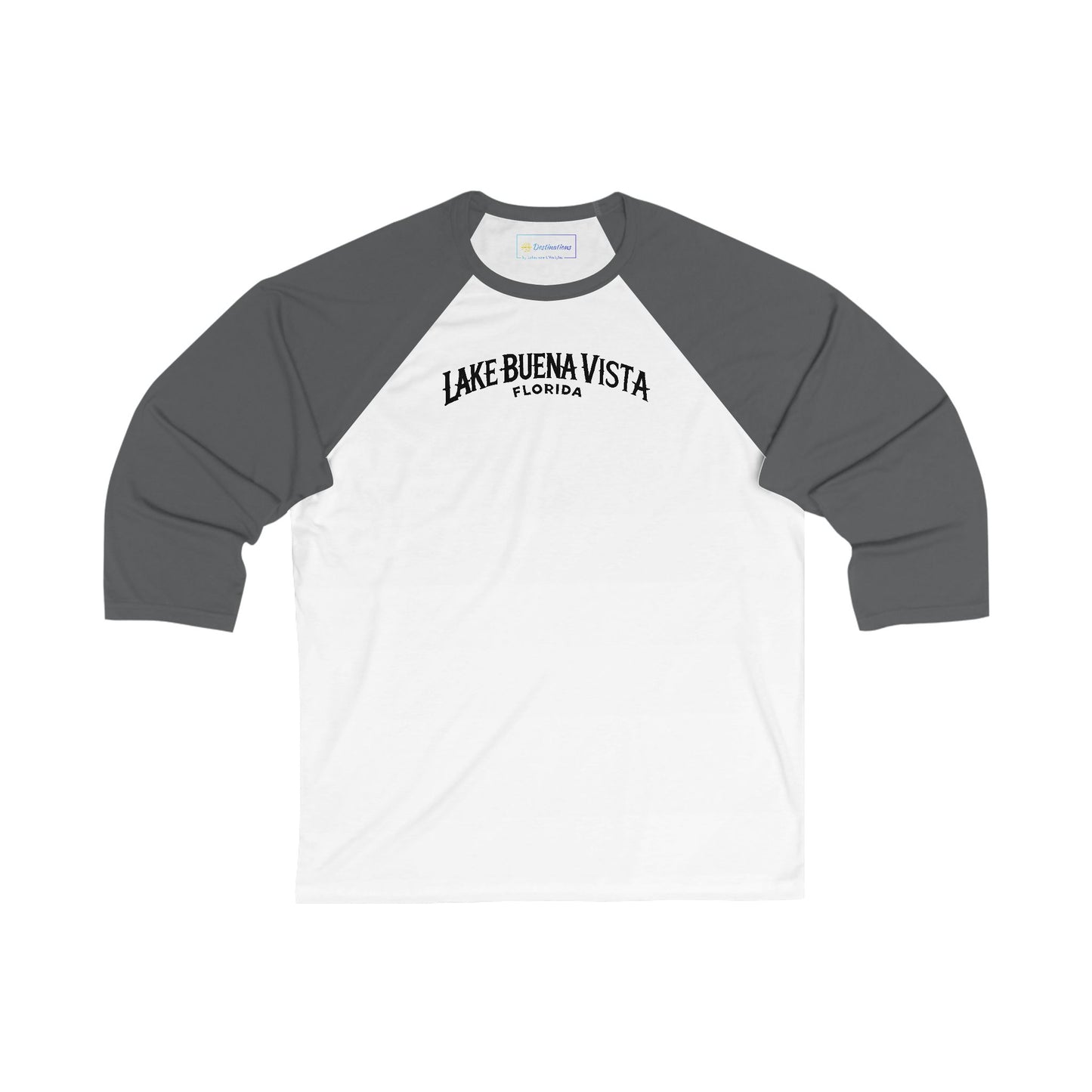 Adventurous Lake Buena Vista Men's 3/4 Sleeve Baseball Tee