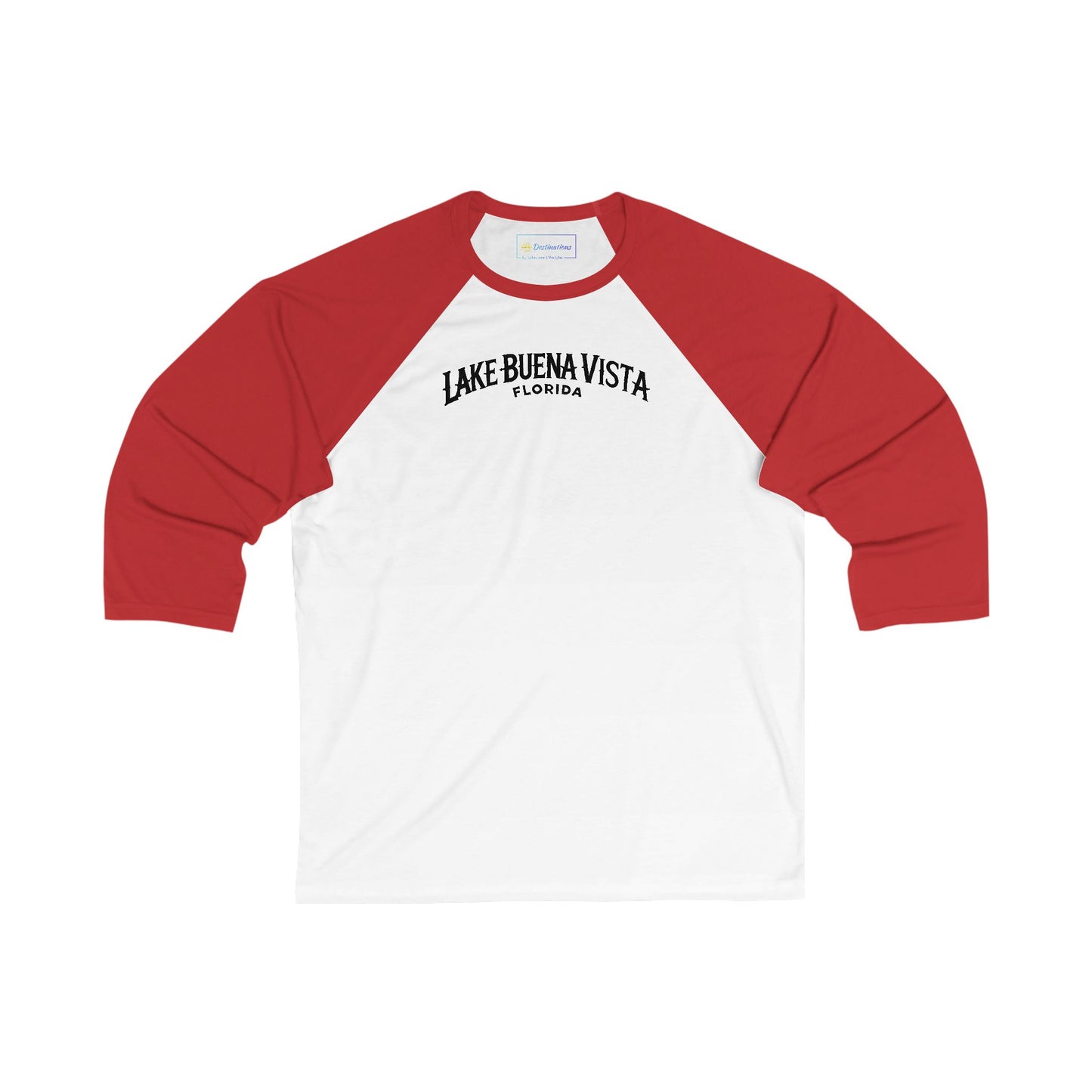 Adventurous Lake Buena Vista Men's 3/4 Sleeve Baseball Tee