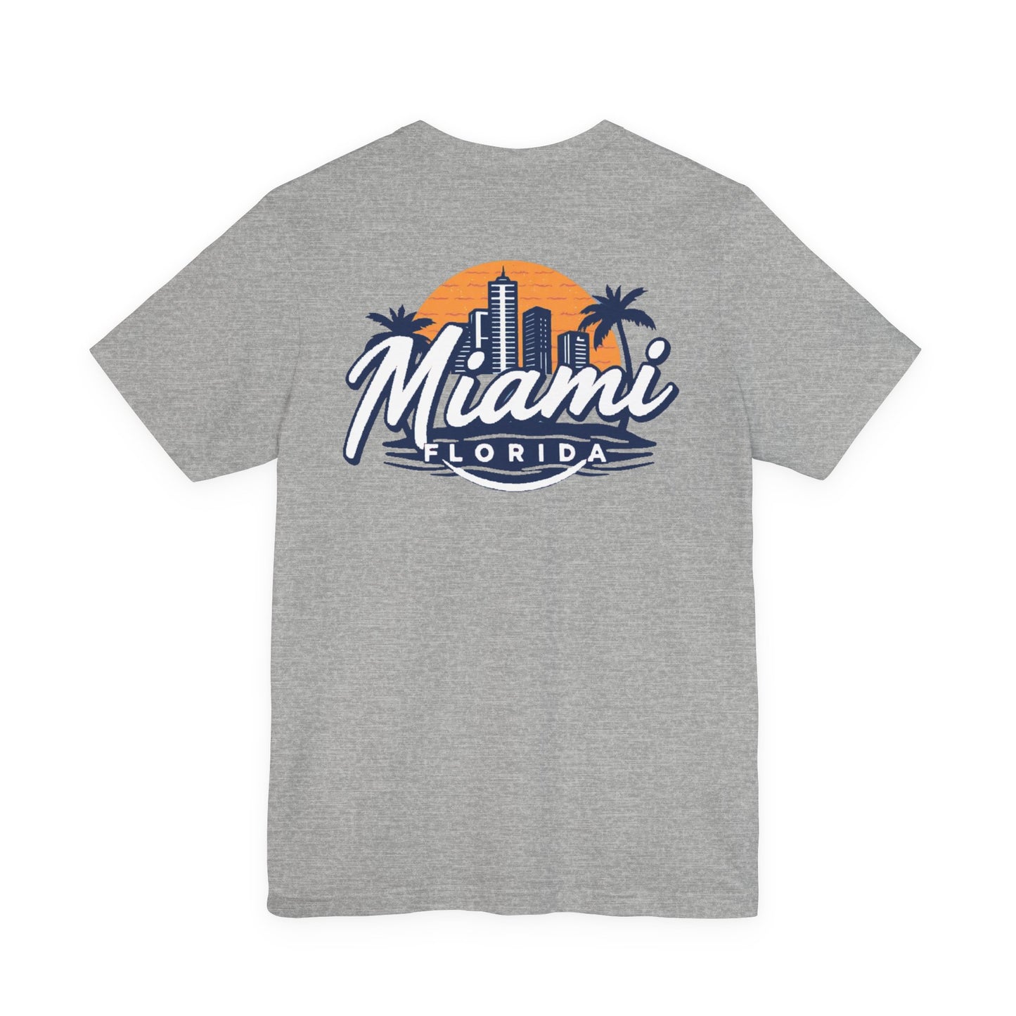 Retro Miami Unisex Jersey Short Sleeve Tee
