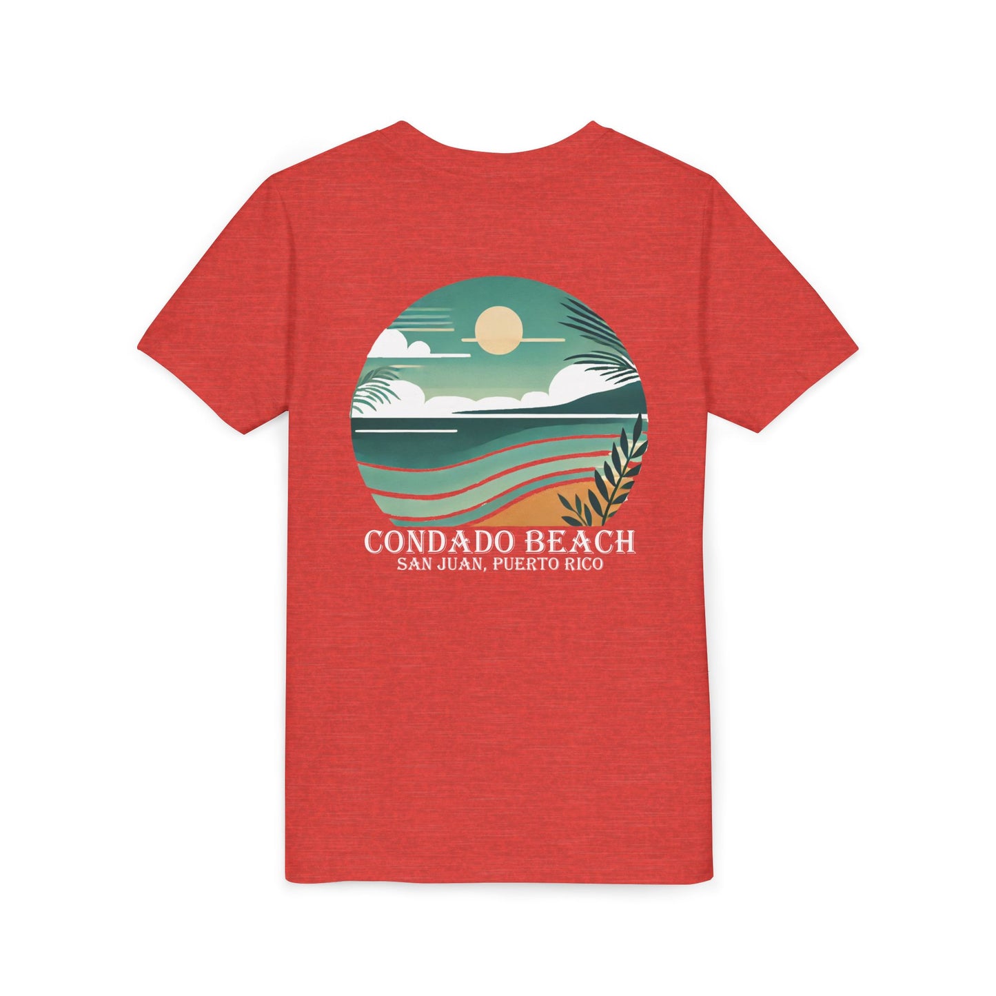 Coastal Vibes Condado Beach Unisex Youth Short Sleeve Tee