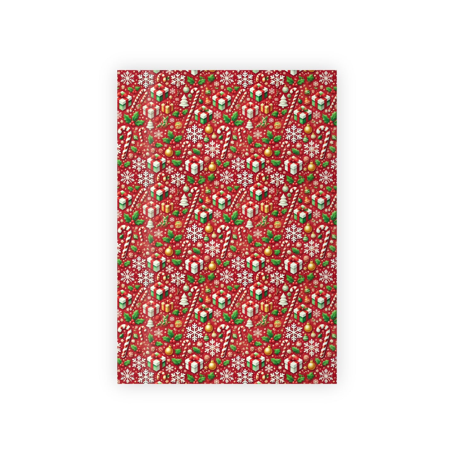 Candy Cane Christmas Wrapping Paper