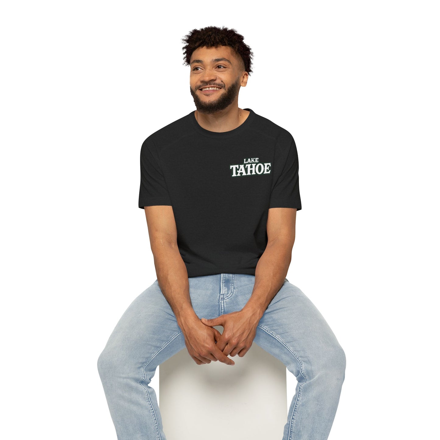 Vintage Lake Tahoe Men's Raglan T-Shirt