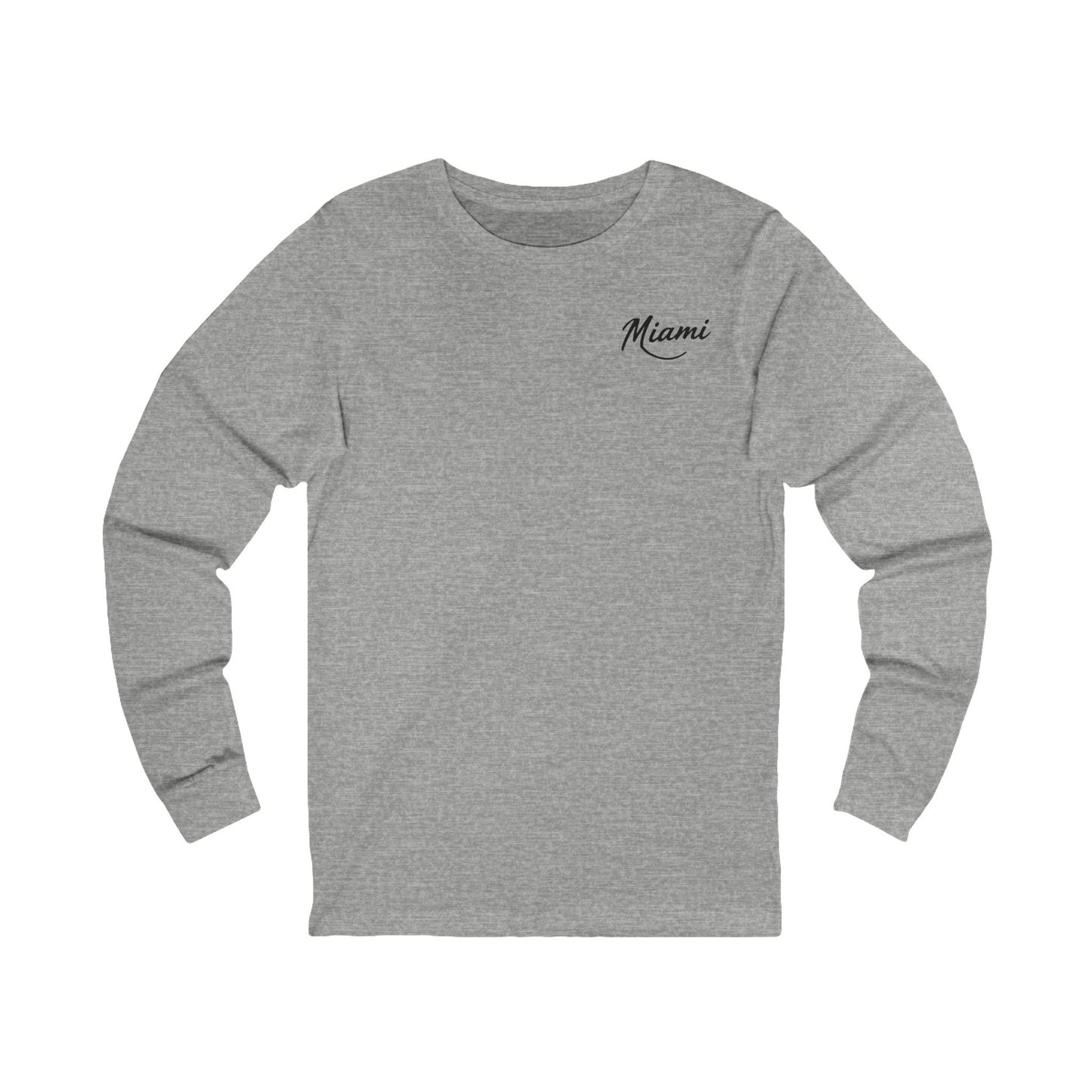Retro Miami Unisex Jersey Long Sleeve Tee