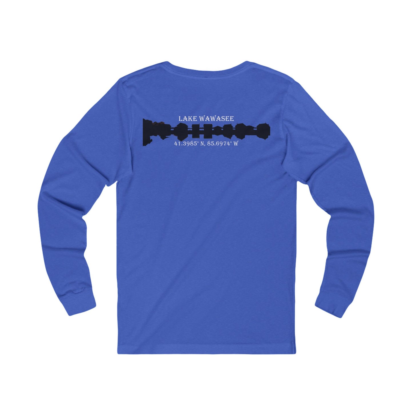 Latitudes Lake Wawasee Unisex Jersey Long Sleeve Tee