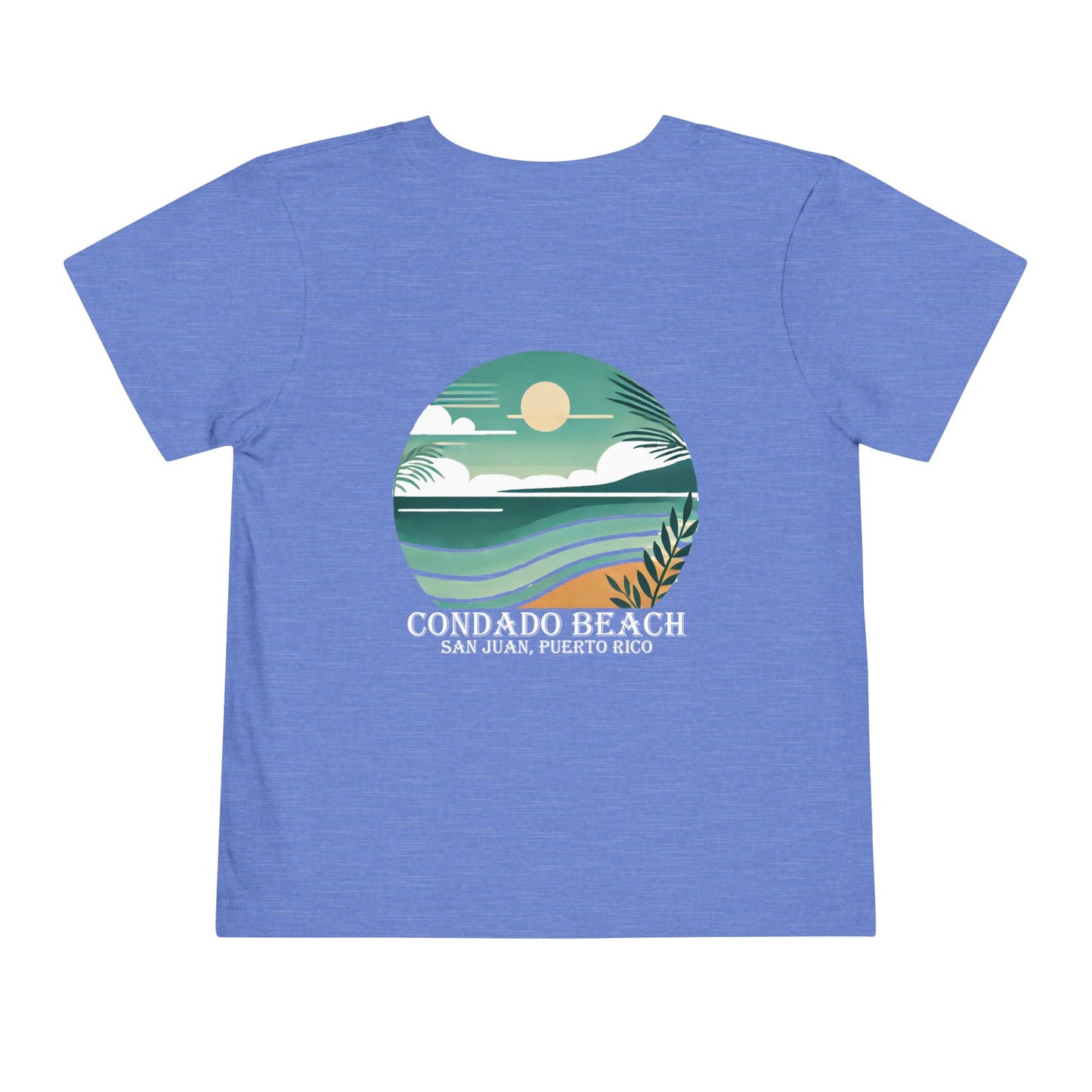 Coastal Vibes Condado Beach Unisex Toddler Short Sleeve Tee