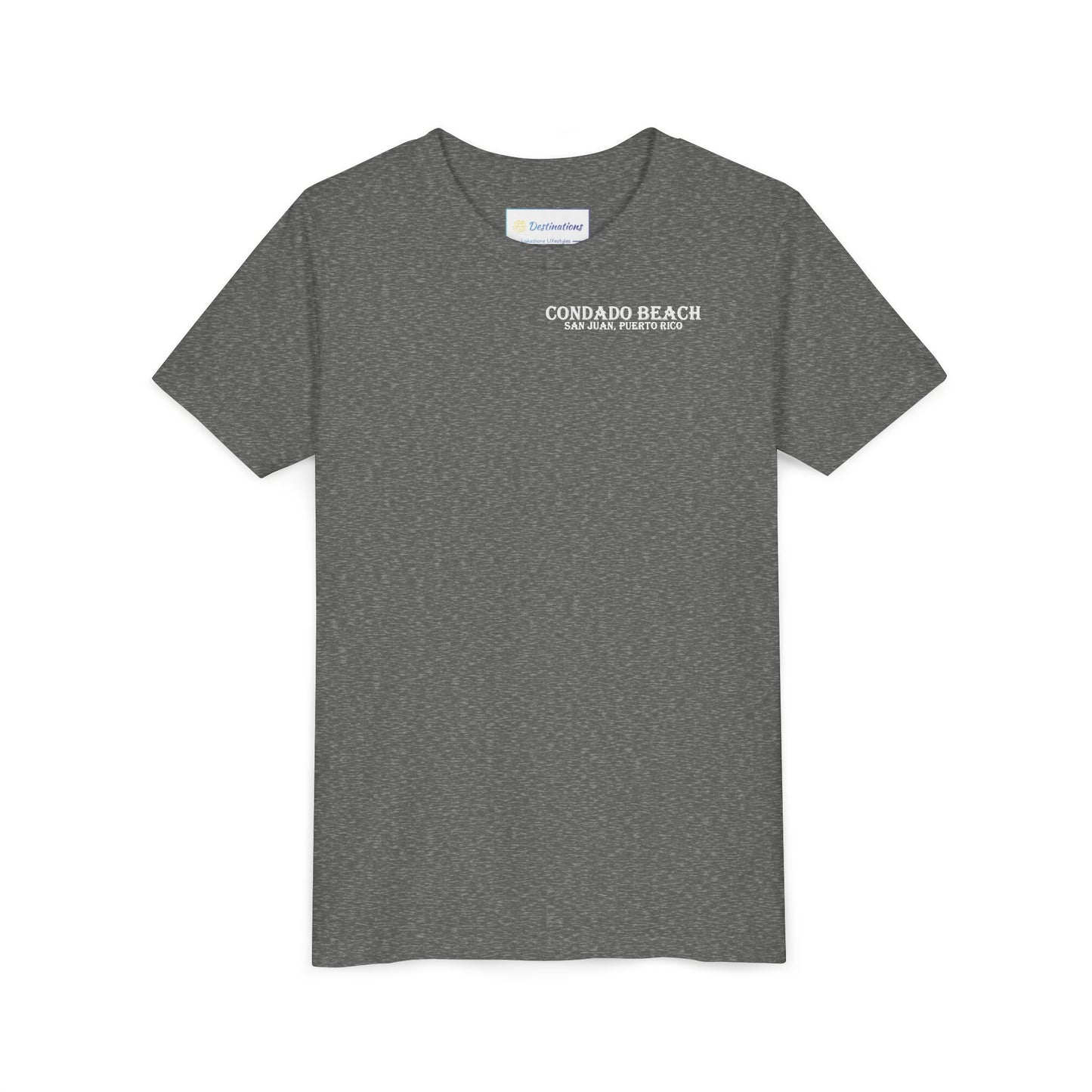Coastal Vibes Condado Beach Unisex Youth Short Sleeve Tee