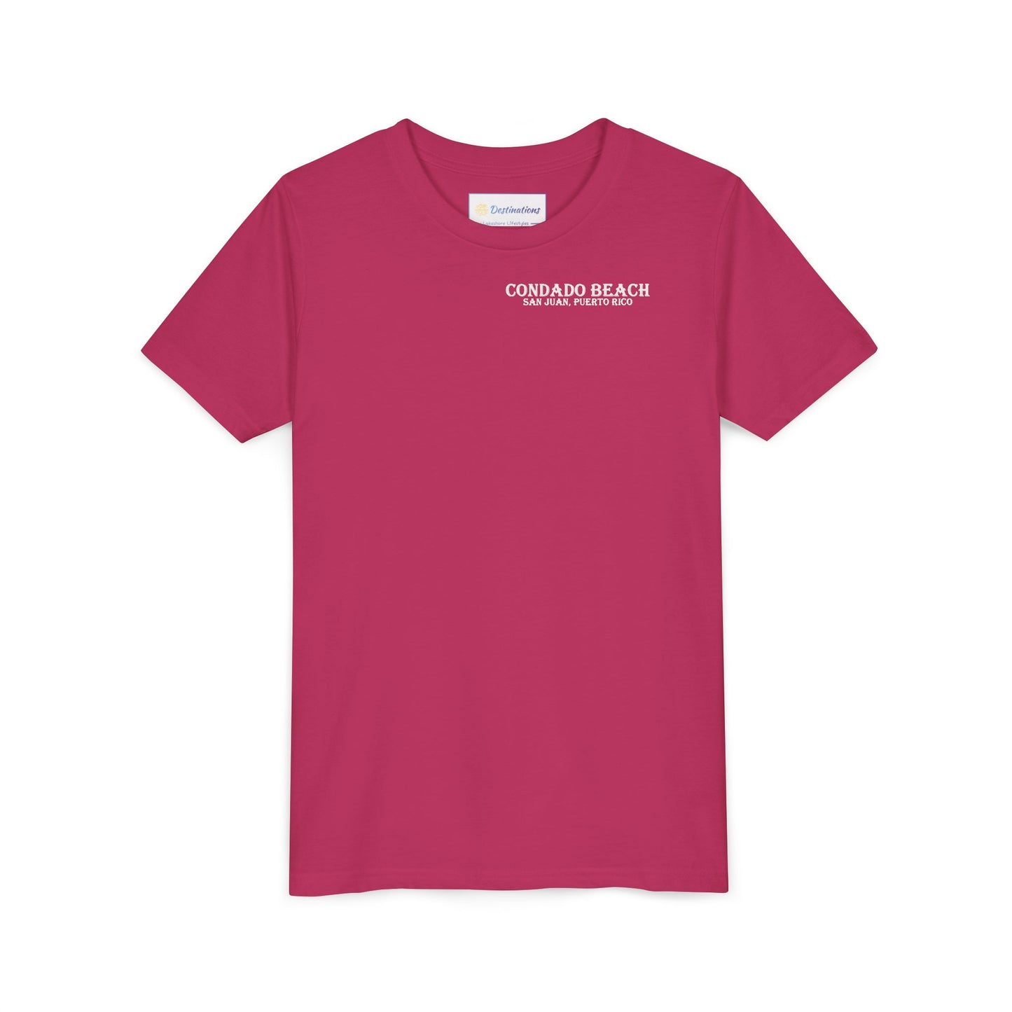 Coastal Vibes Condado Beach Unisex Youth Short Sleeve Tee