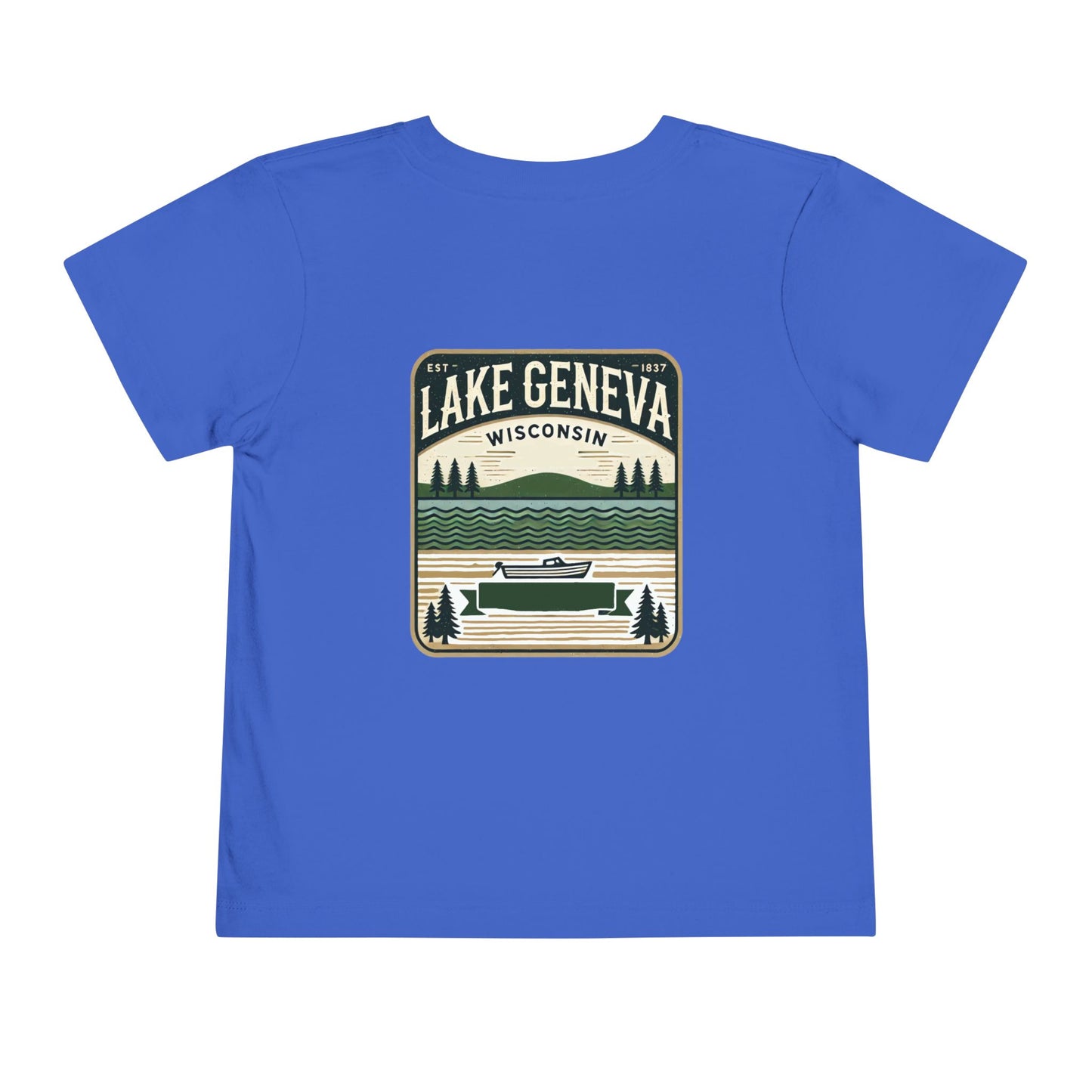 Vintage Lake Geneva Unisex Toddler Short Sleeve Tee