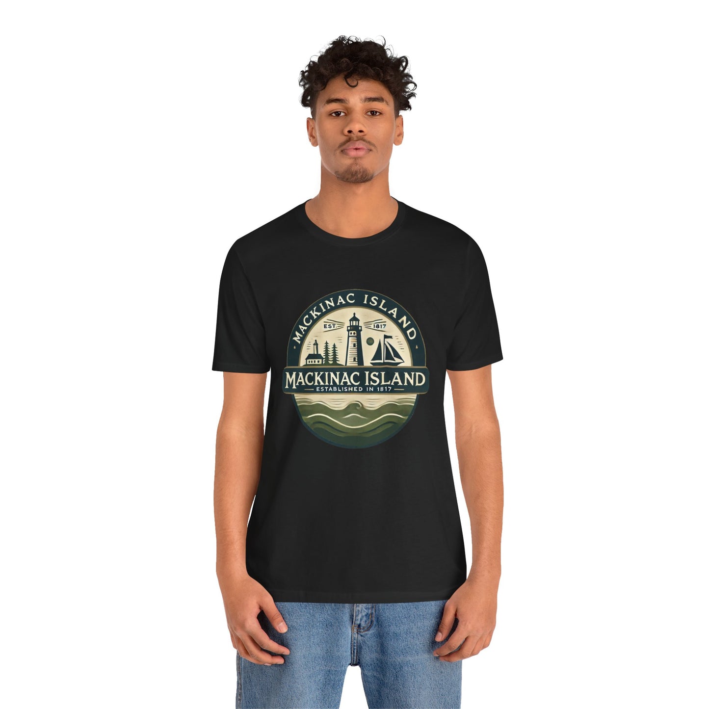 Vintage Mackinac Island Unisex Jersey Short Sleeve Tee