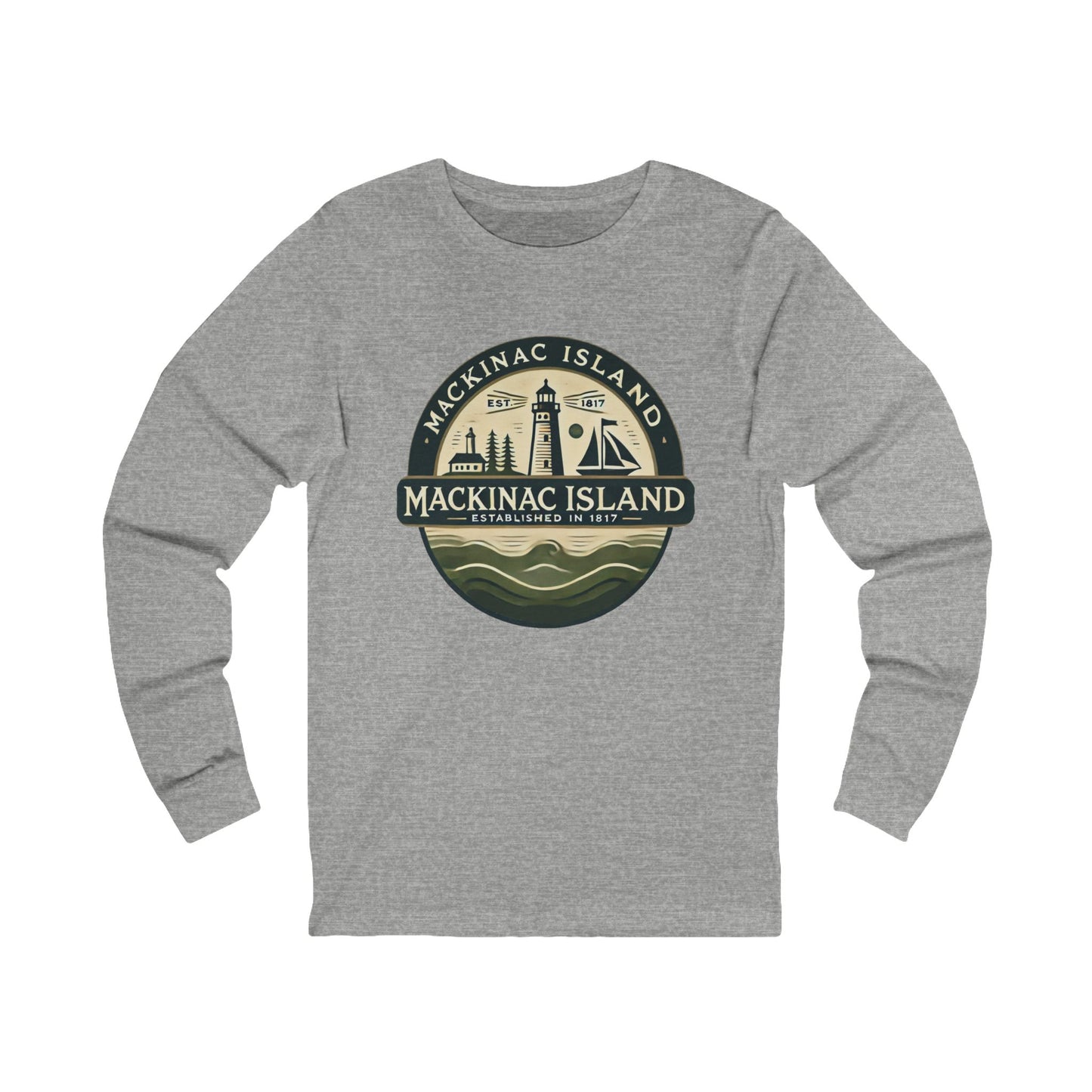 Vintage Mackinac Island Unisex Jersey Long Sleeve Tee