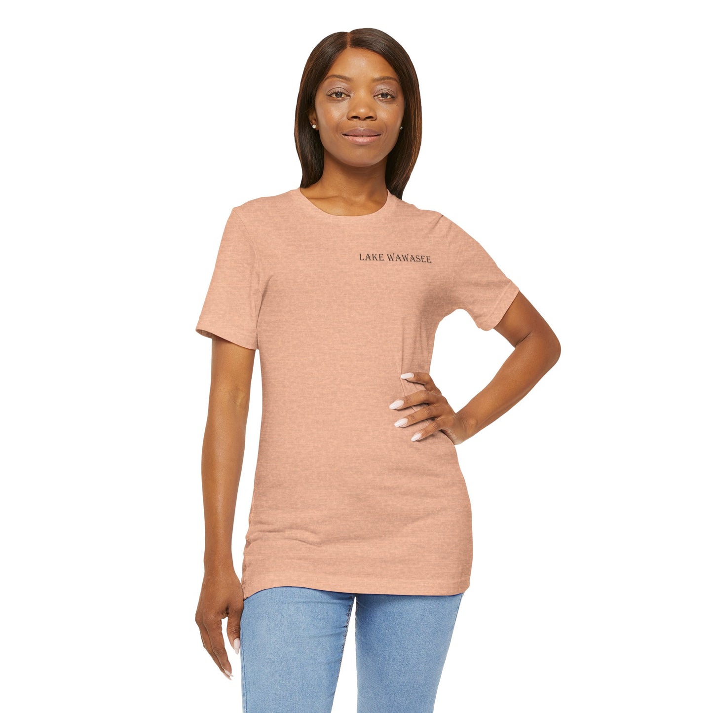 Latitudes Lake Wawasee Unisex Jersey Short Sleeve Tee