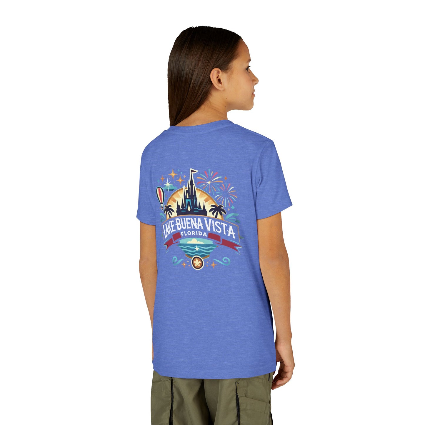 Adventurous Lake Buena Vista Unisex Youth Short Sleeve Tee