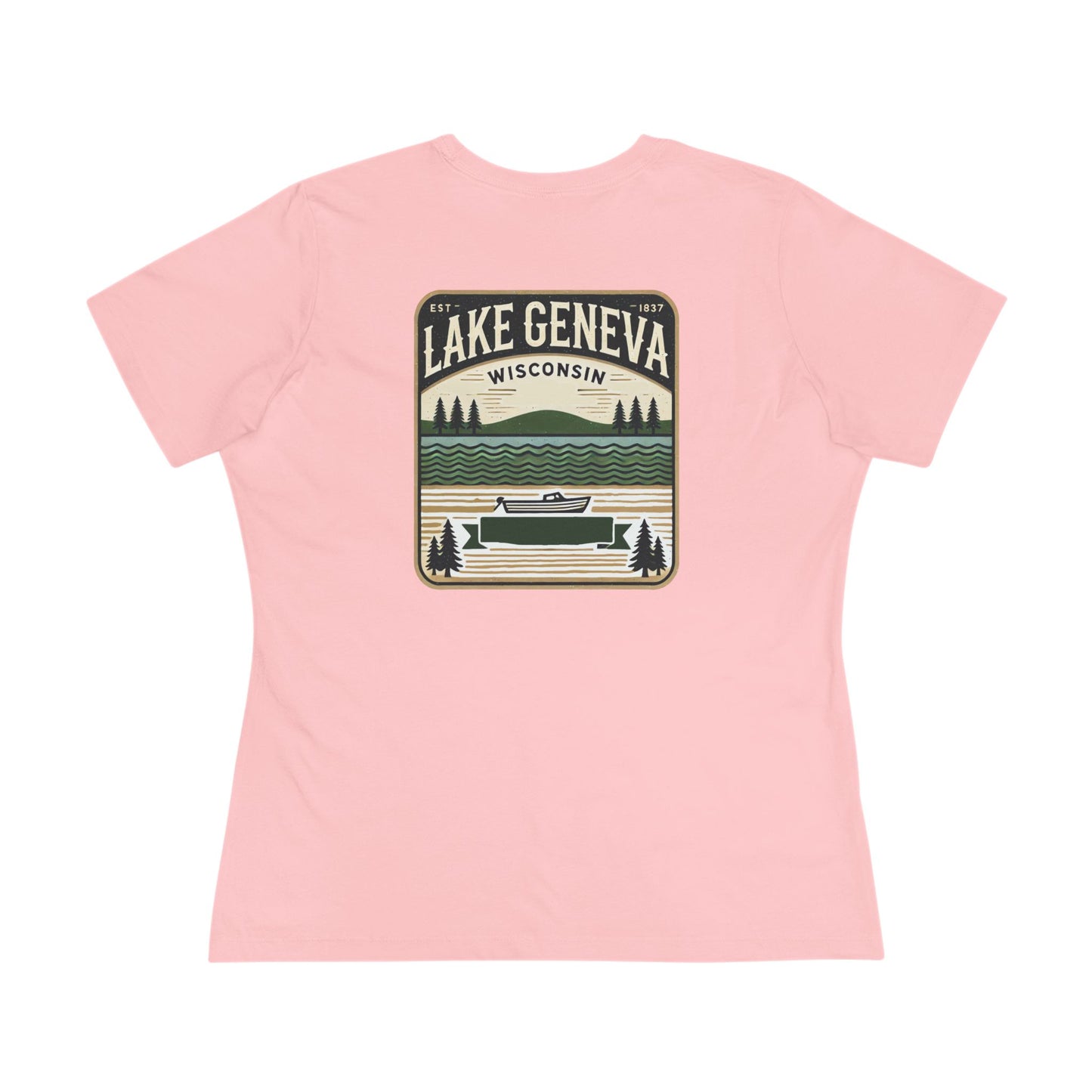 Vintage Lake Geneva Women's Cotton Tee