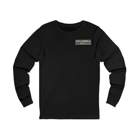Vintage Fort Lauderdale Unisex Jersey Long Sleeve Tee