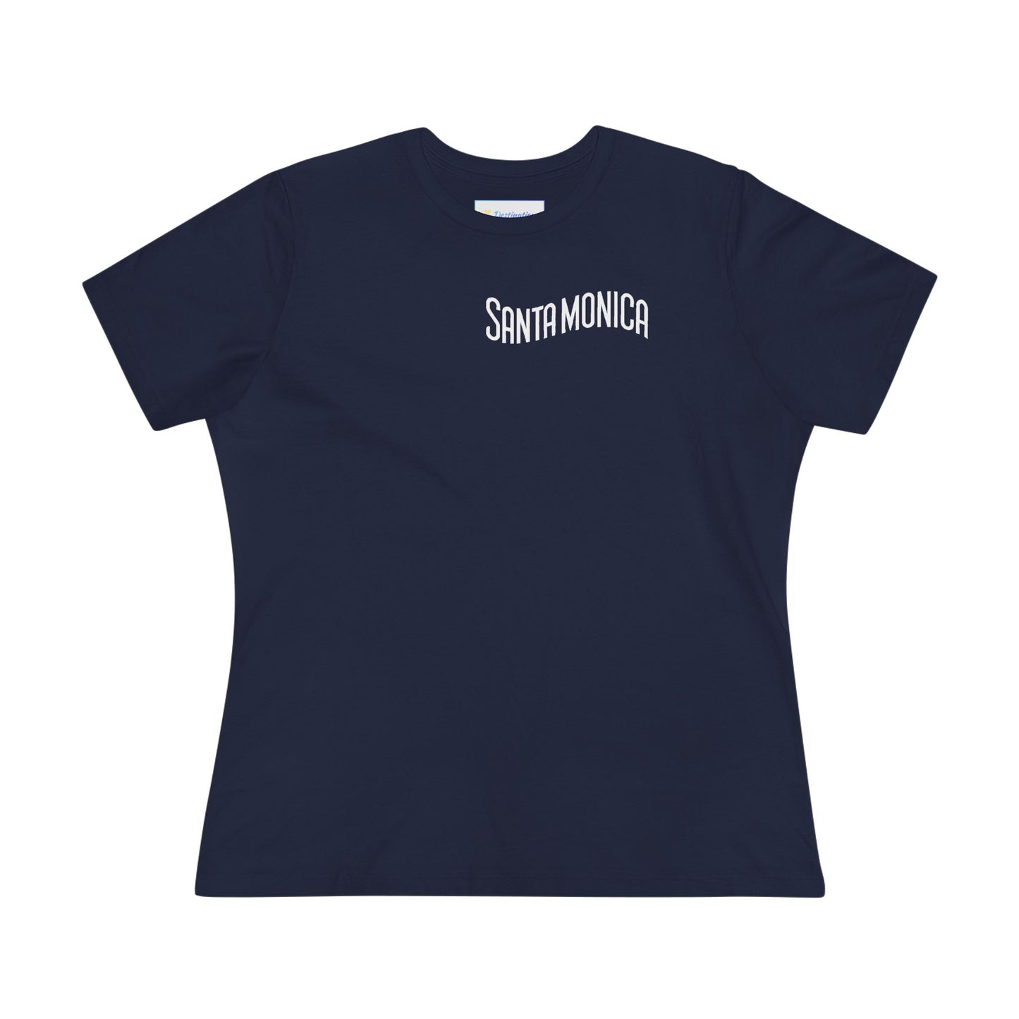 Vibrant Santa Monica Women's Cotton Tee
