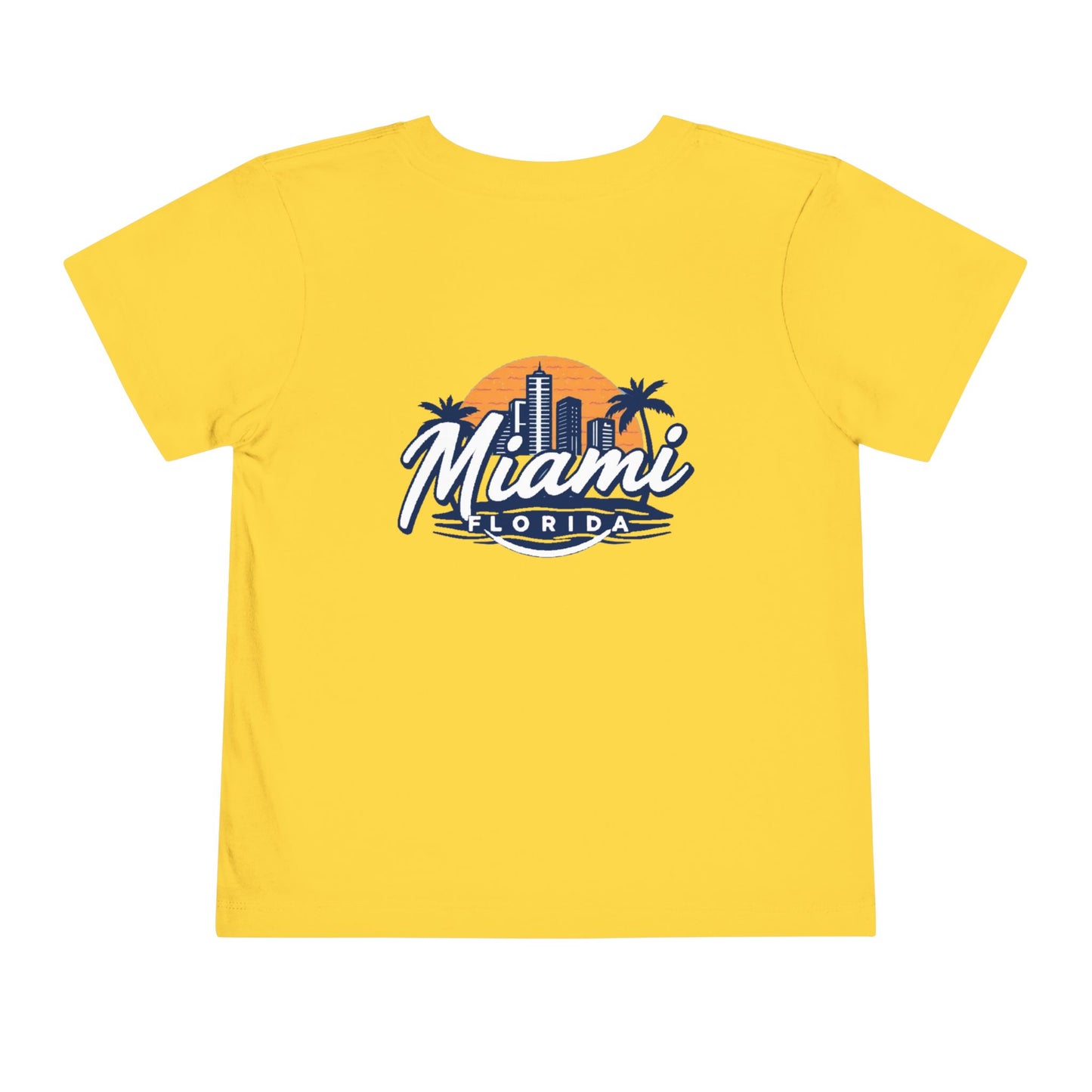 Retro Miami Unisex Toddler Short Sleeve Tee