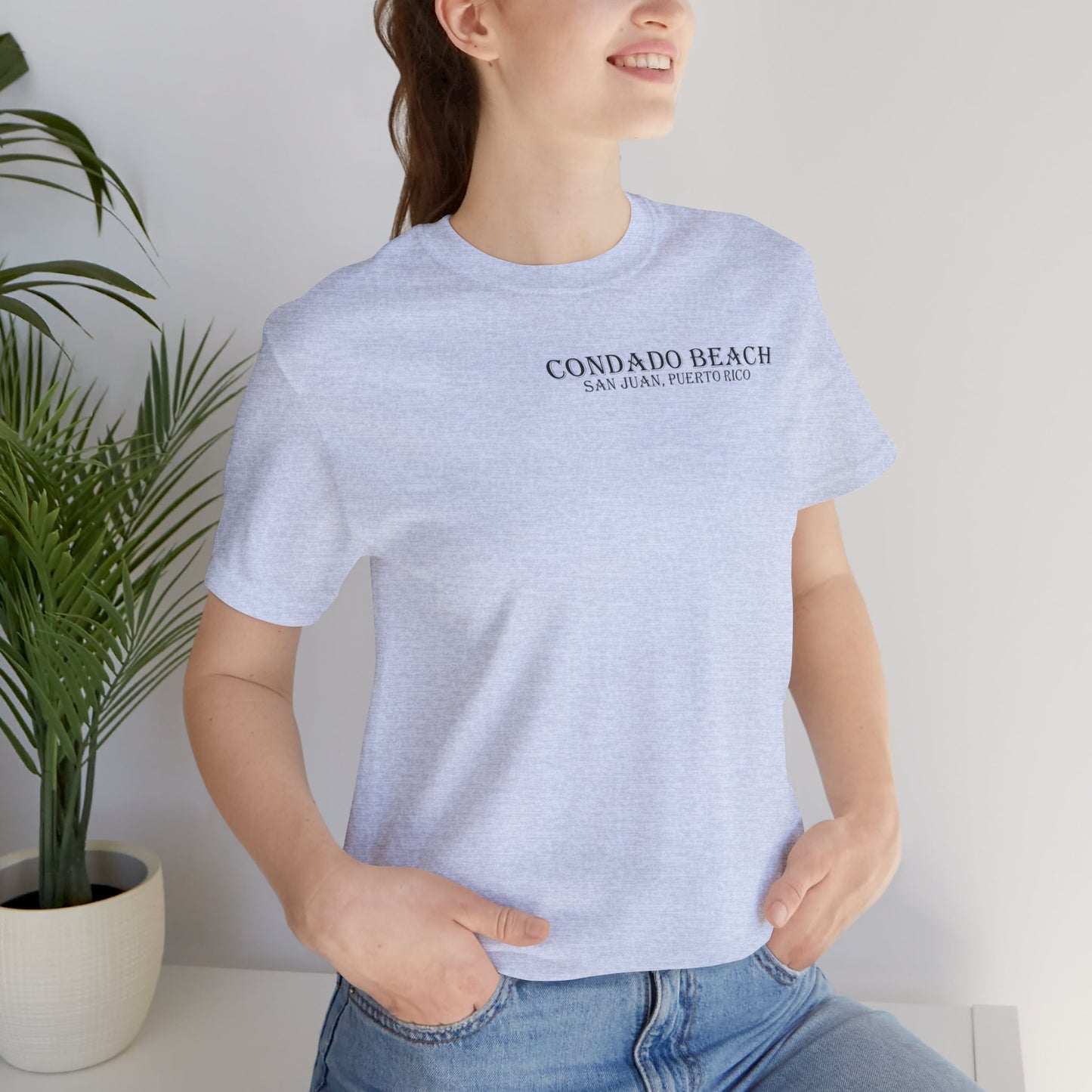Coastal Vibes Condado Beach Unisex Jersey Short Sleeve Tee
