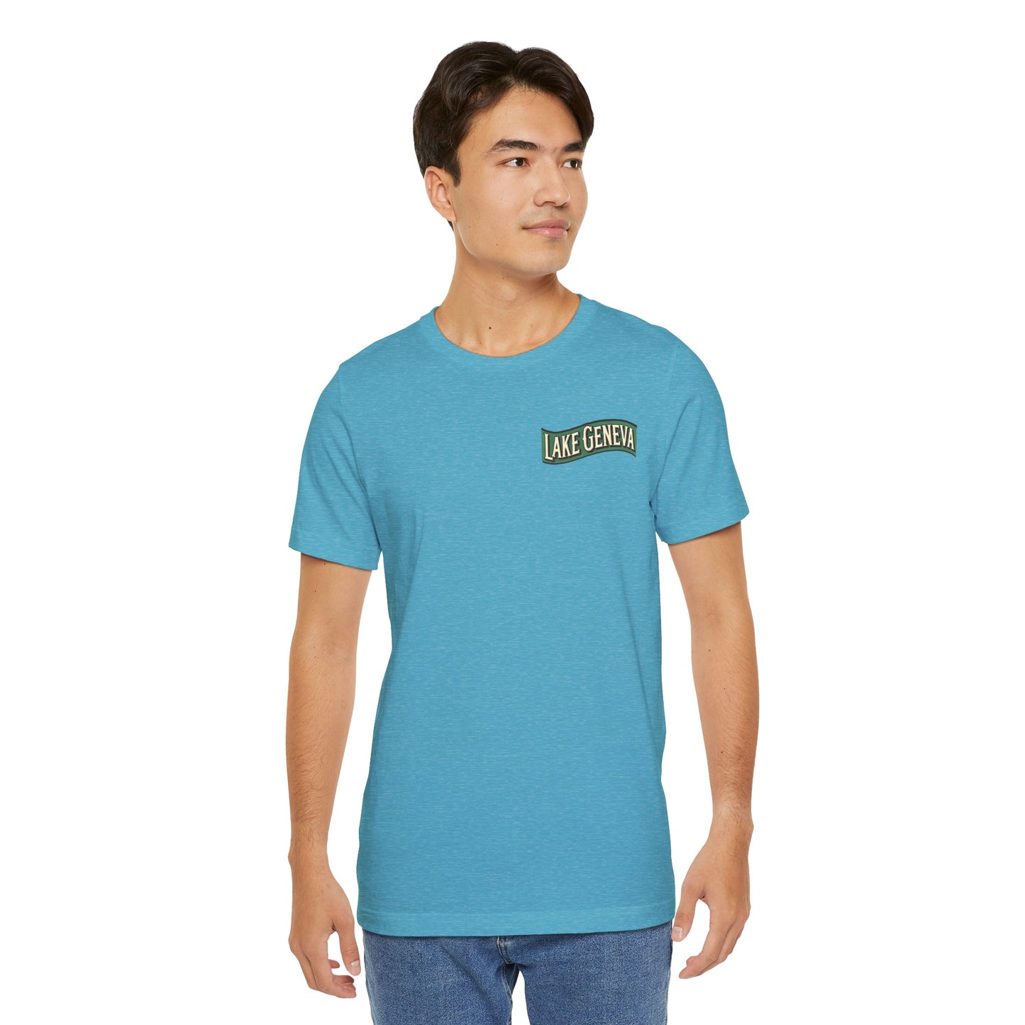 Retro Lake Geneva Unisex Jersey Short Sleeve Tee