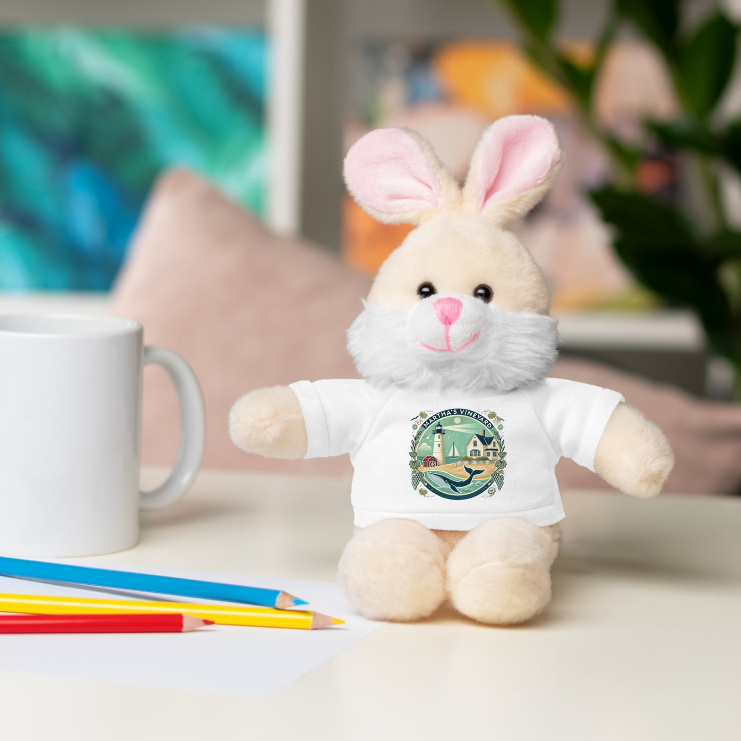 Vintage Martha's Vineyard Stuffed Animals with Tee