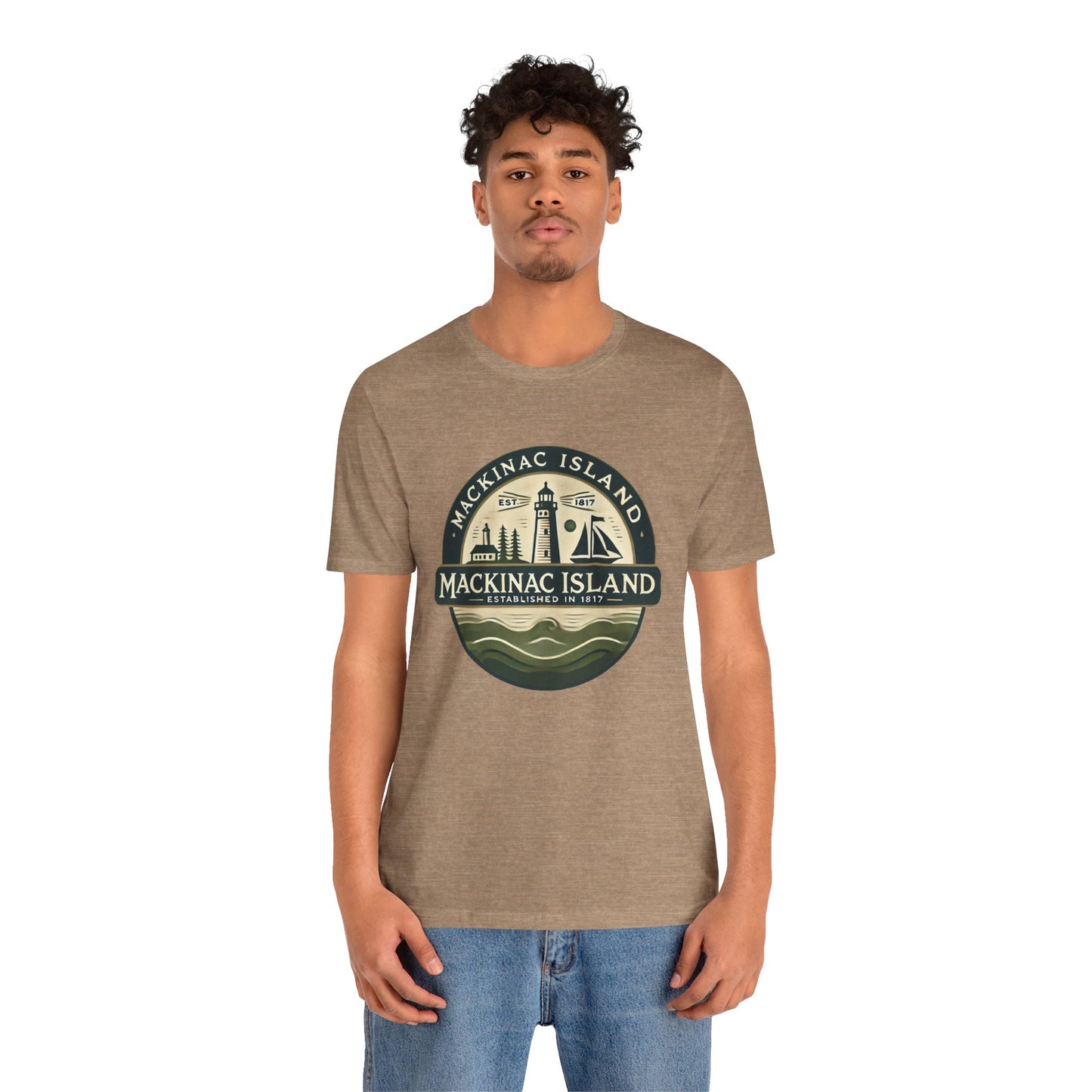 Vintage Mackinac Island Unisex Jersey Short Sleeve Tee