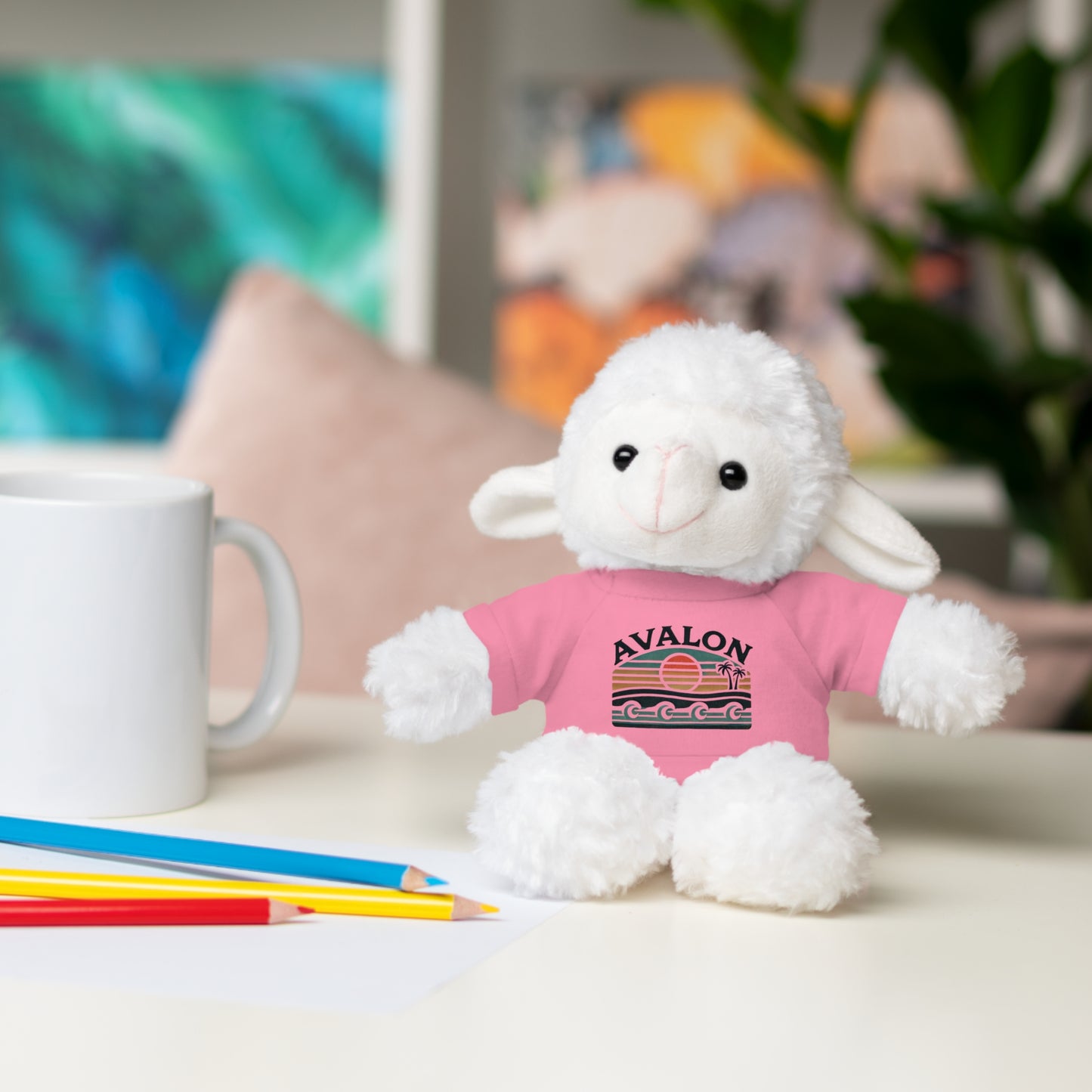 Retro Avalon Stuffed Animals with Tee