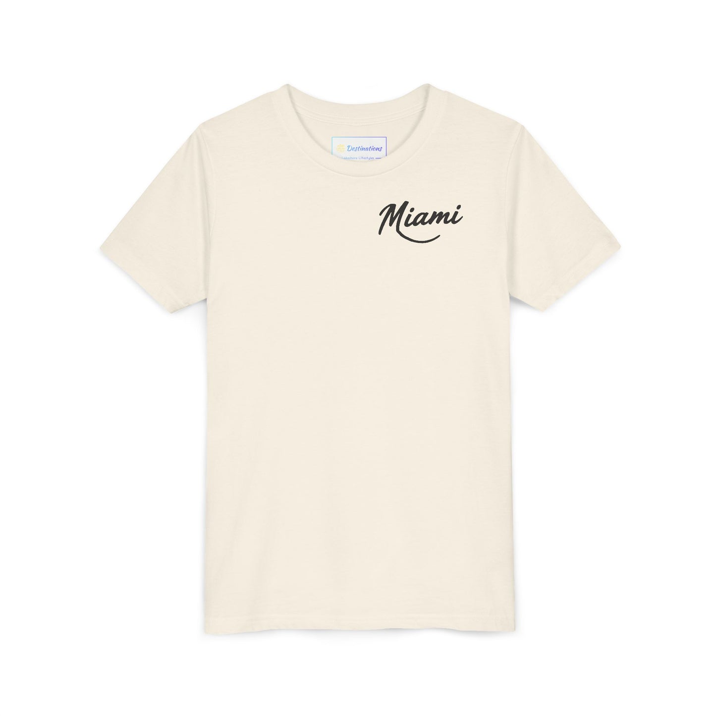 Retro Miami Unisex Youth Short Sleeve Tee