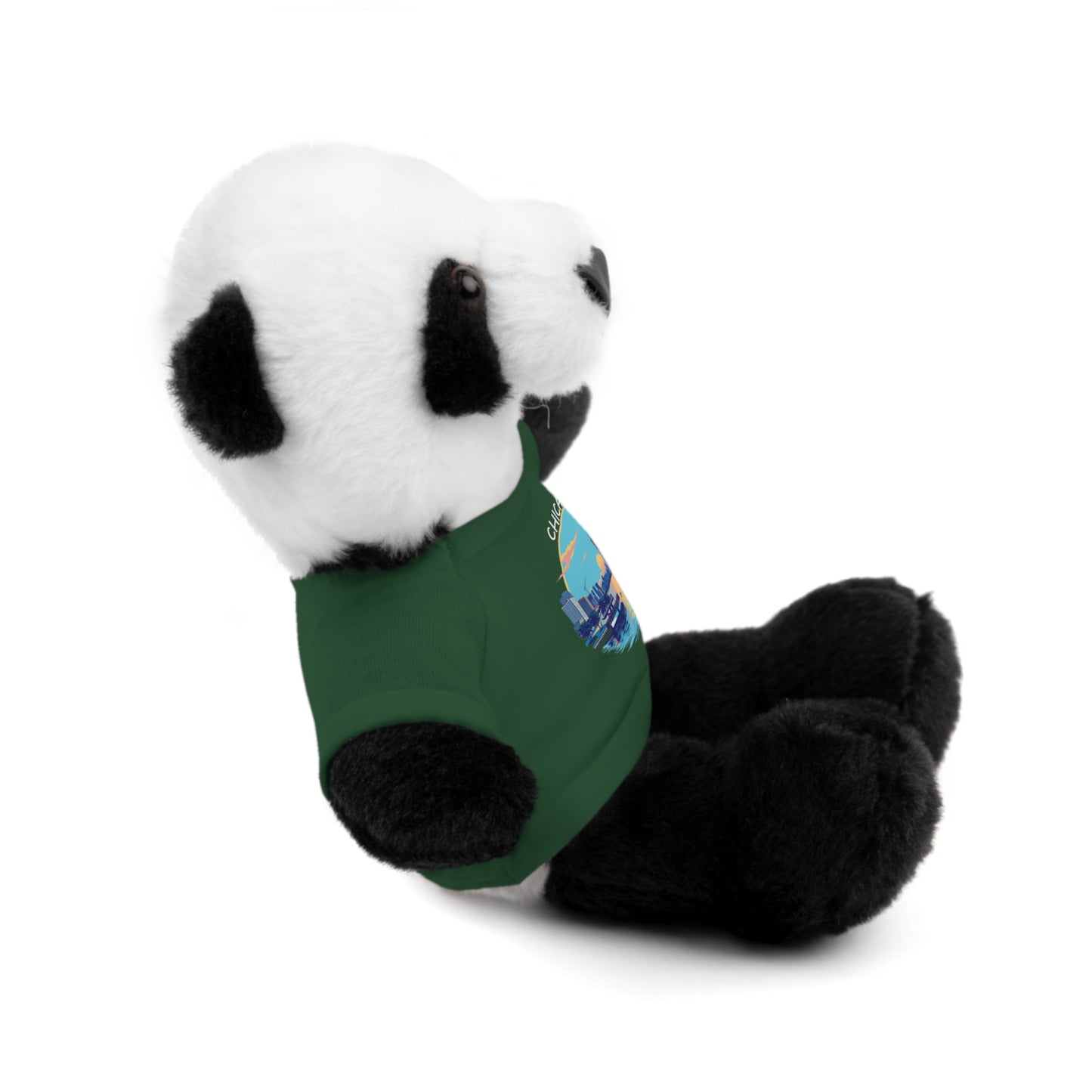 Retro Chicago Sunset Stuffed Animals with Tee