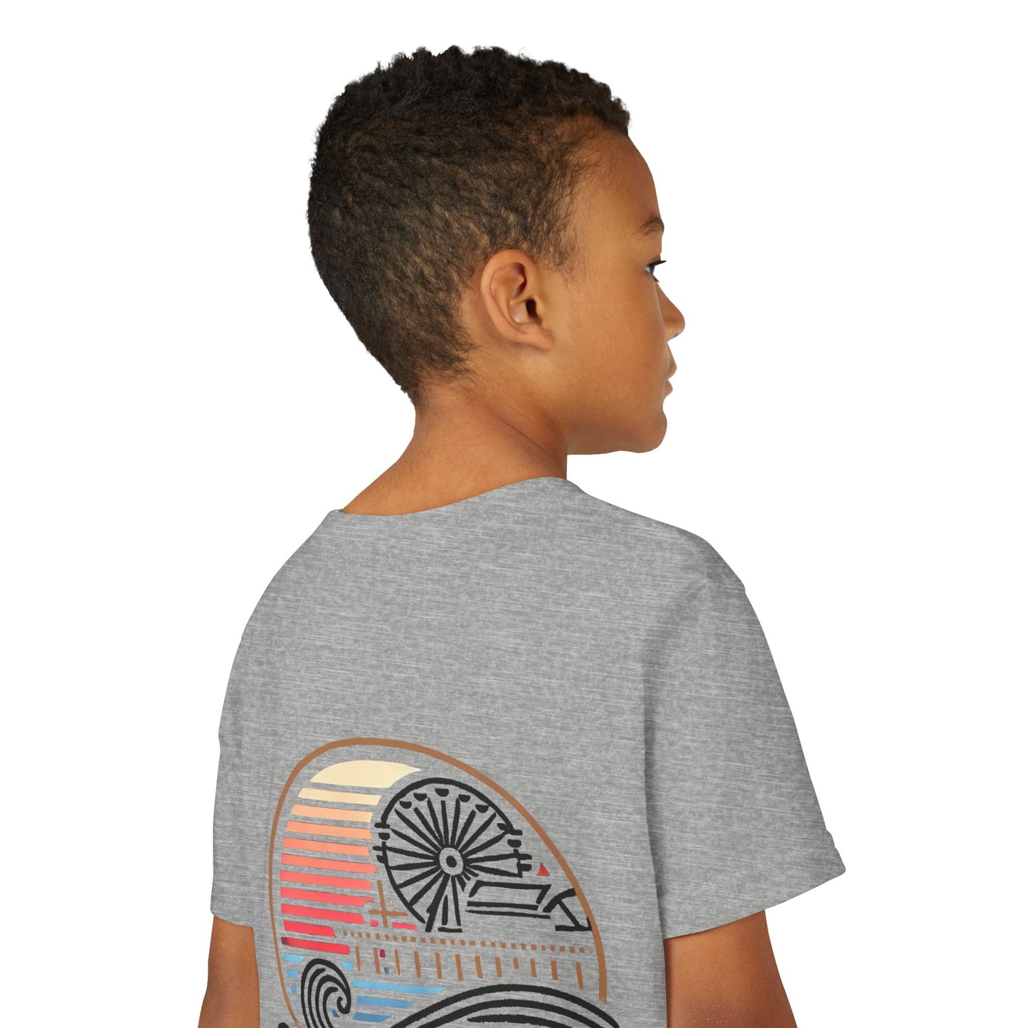 Vibrant Santa Monica Youth Short Sleeve Tee