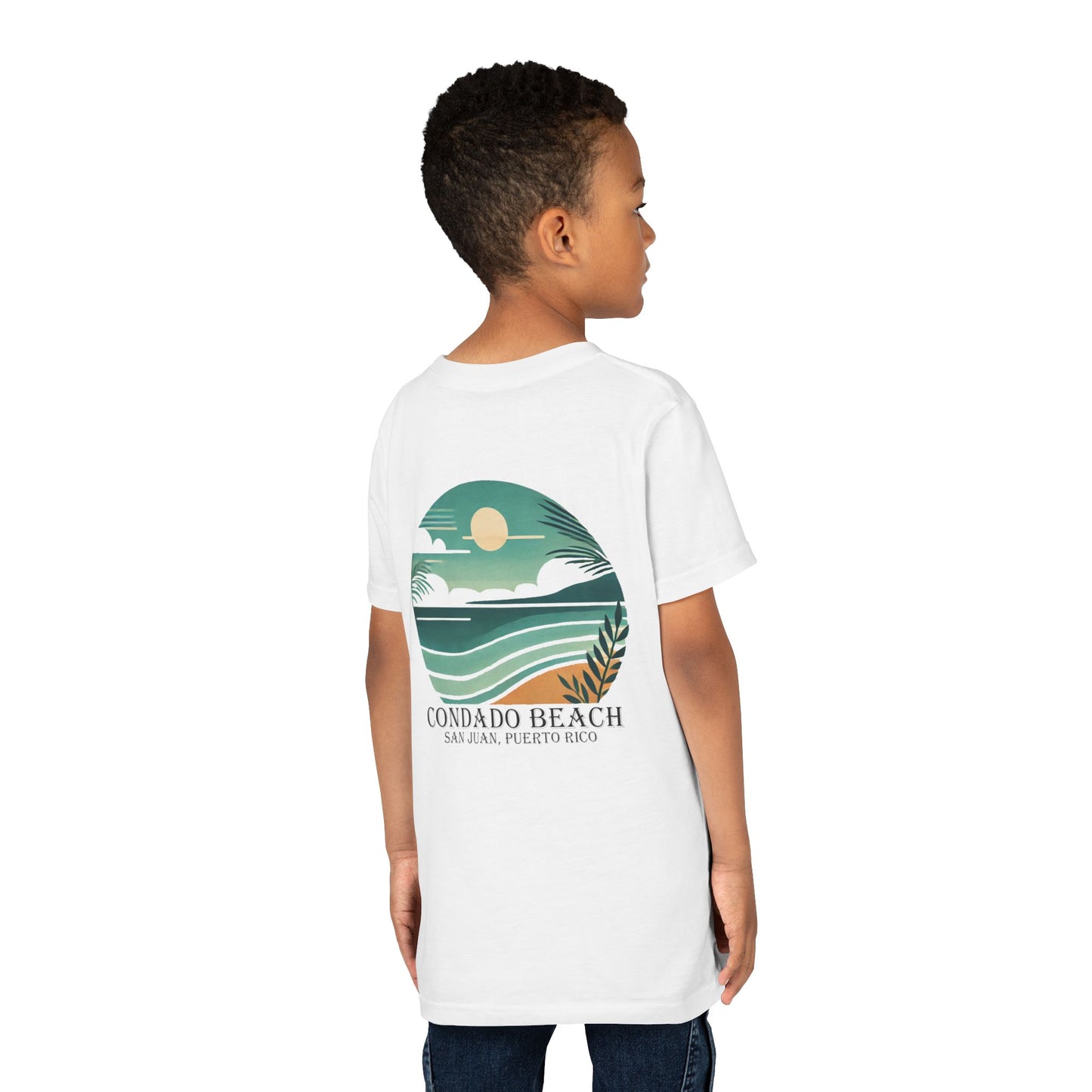 Coastal Vibes Condado Beach Unisex Youth Short Sleeve Tee