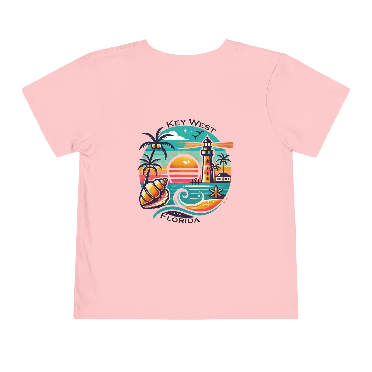 Vibrant Key West Unisex Toddler Short Sleeve Tee