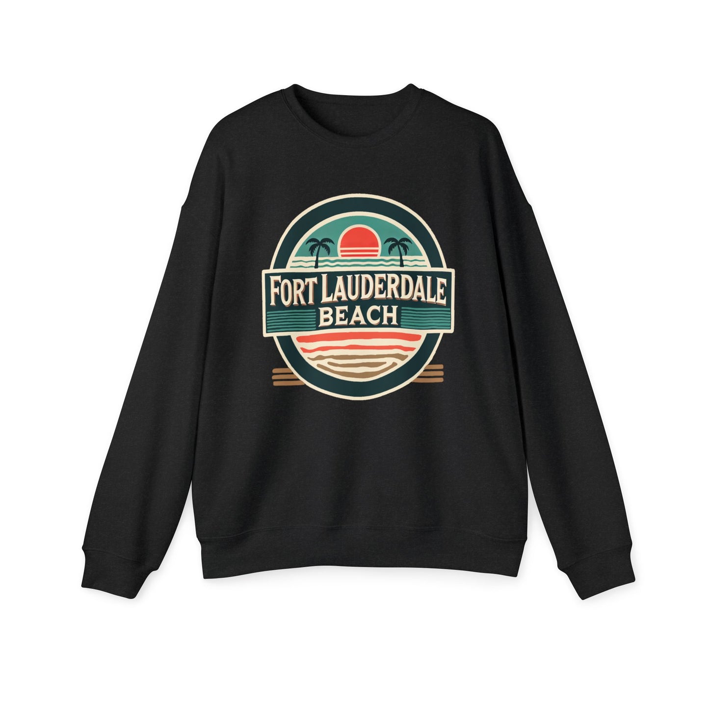 Vintage Fort Lauderdale Unisex Drop Shoulder Sweatshirt