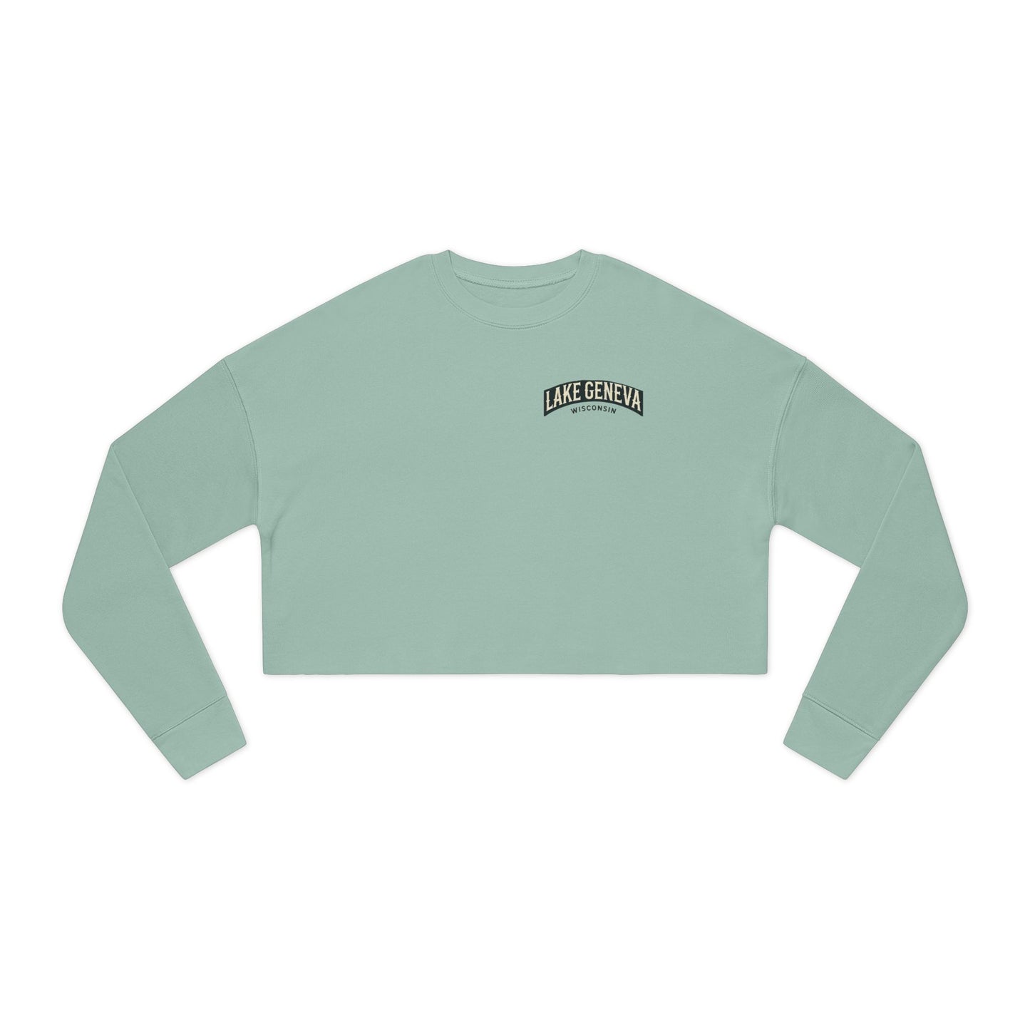 Vintage Lake Geneva Women's Cropped Sweatshirt