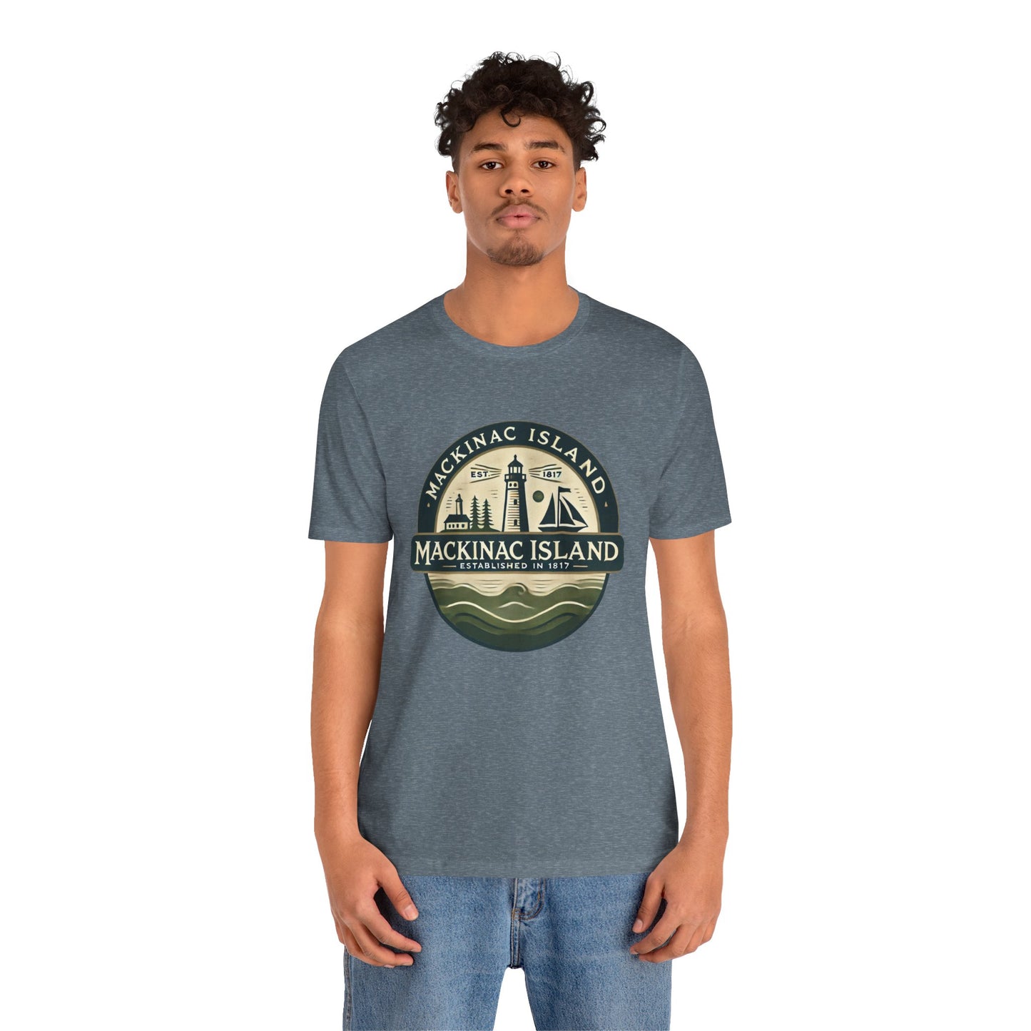 Vintage Mackinac Island Unisex Jersey Short Sleeve Tee
