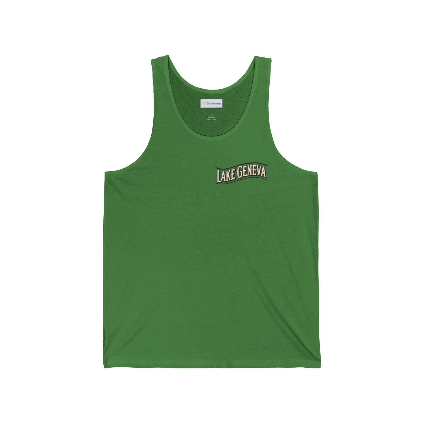 Retro Lake Geneva Unisex Jersey Tank