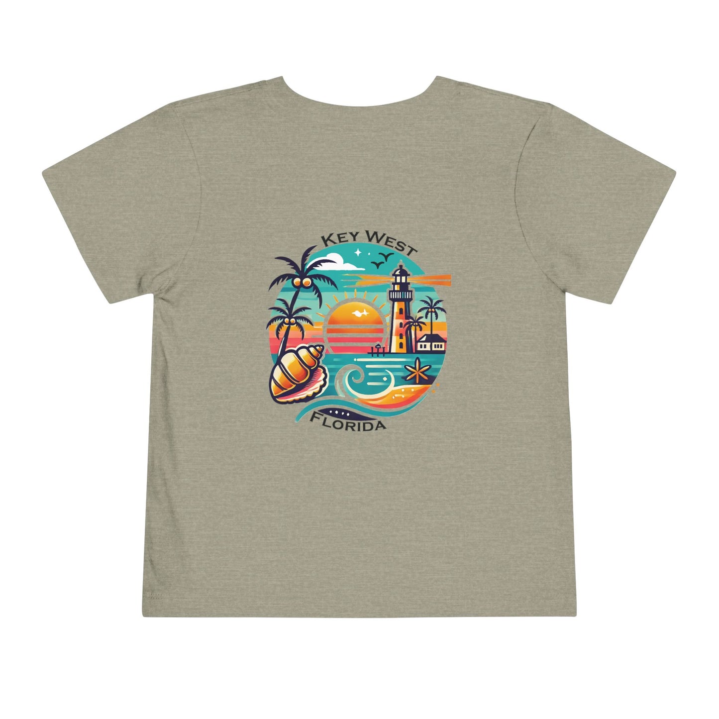 Vibrant Key West Unisex Toddler Short Sleeve Tee
