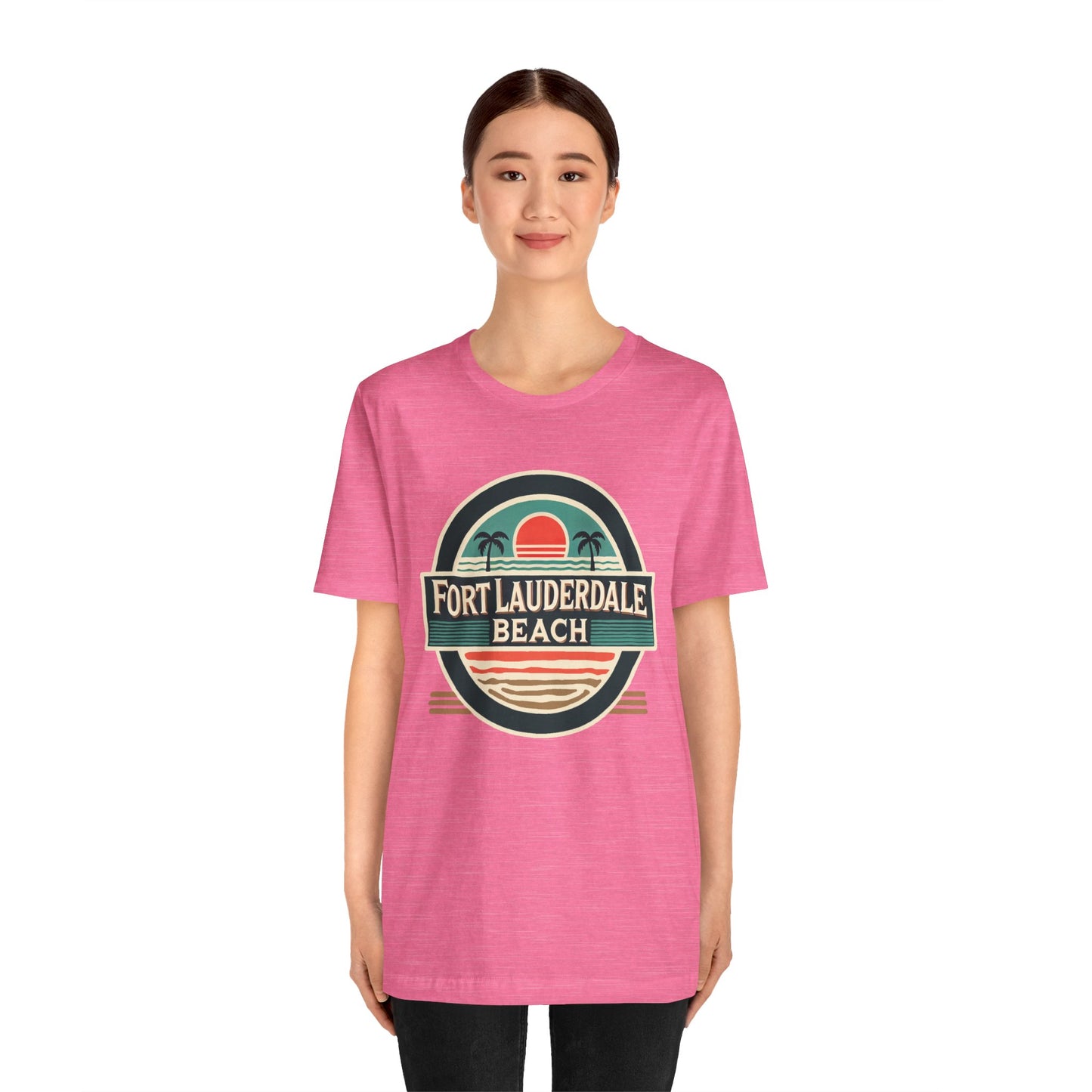 Vintage Fort Lauderdale Unisex Jersey Short Sleeve Tee