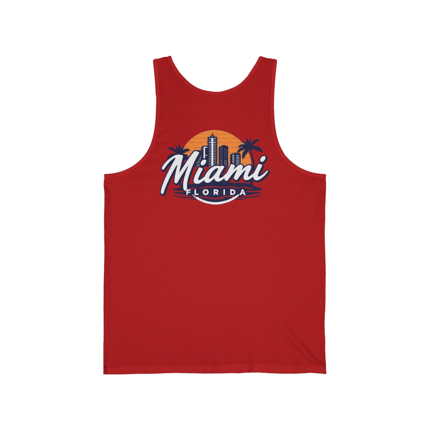 Retro Miami Unisex Jersey Tank