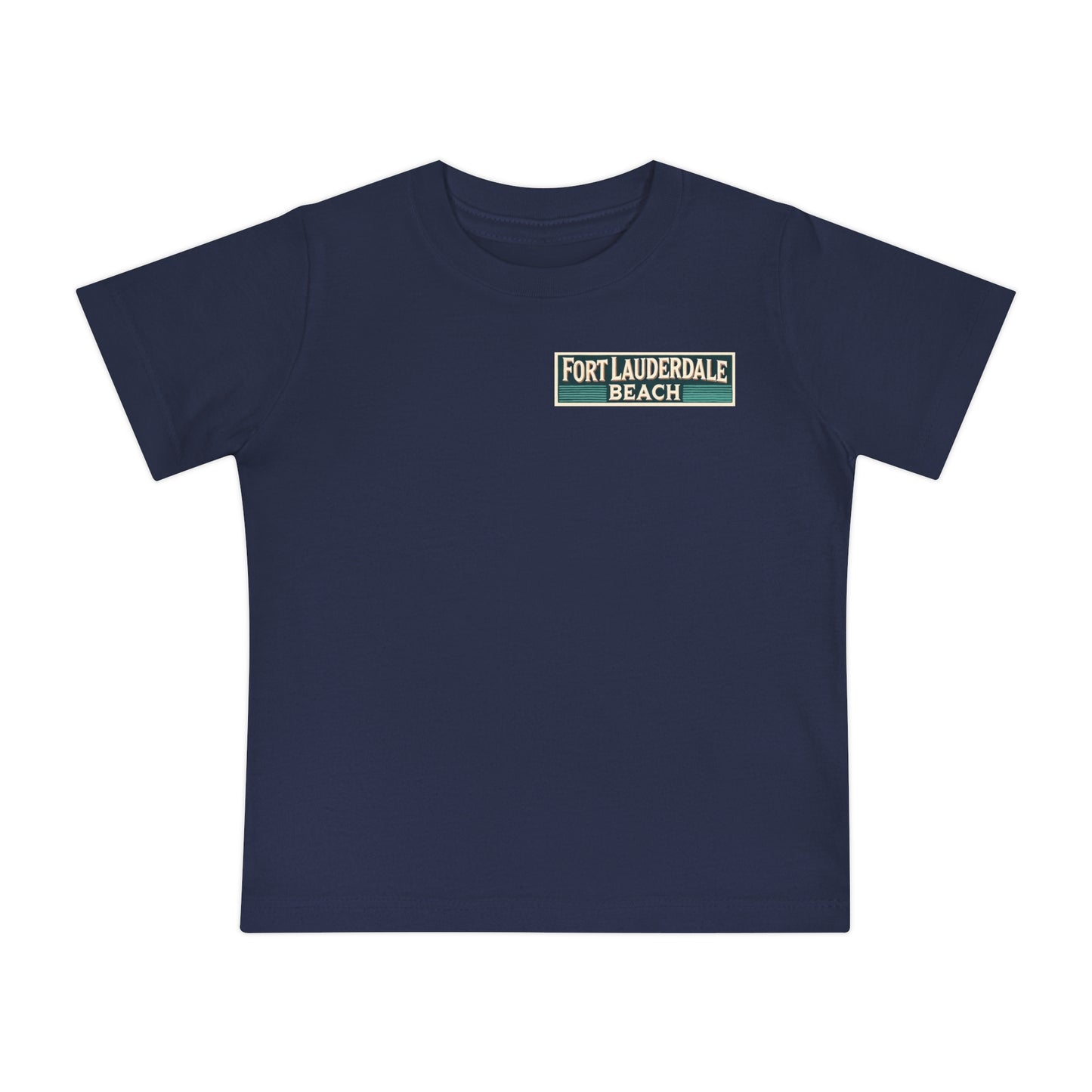 Vintage Fort Lauderdale Unisex Baby Short Sleeve T-Shirt