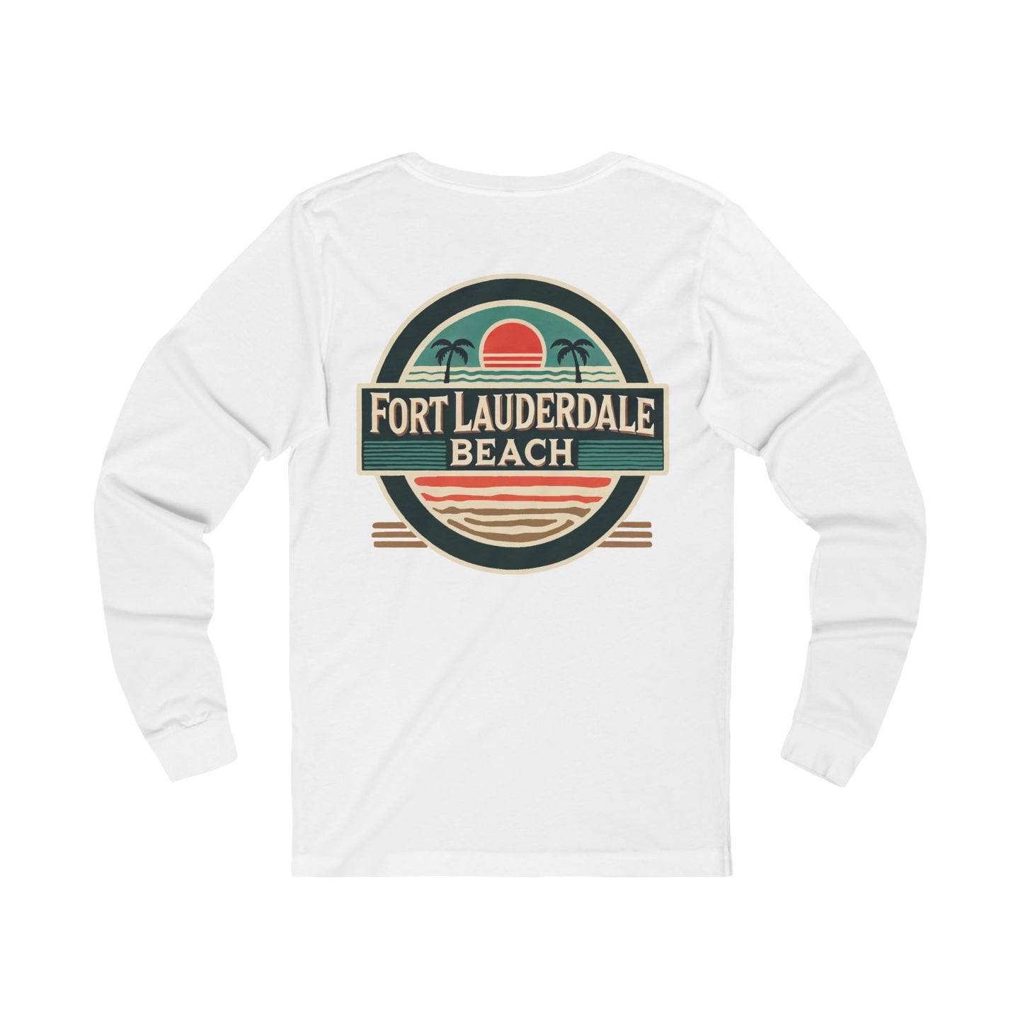 Vintage Fort Lauderdale Unisex Jersey Long Sleeve Tee