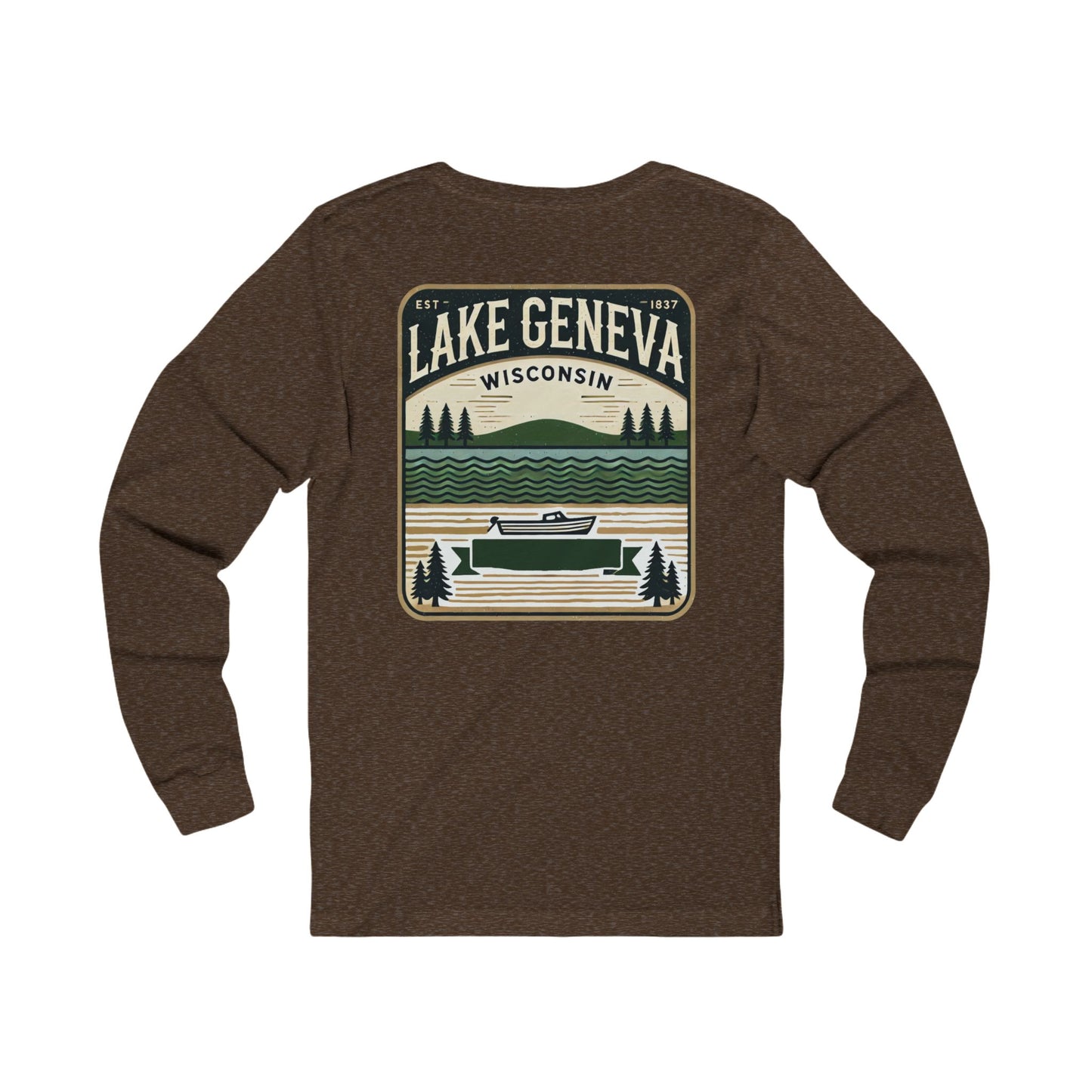 Vintage Lake Geneva Unisex Jersey Long Sleeve Tee
