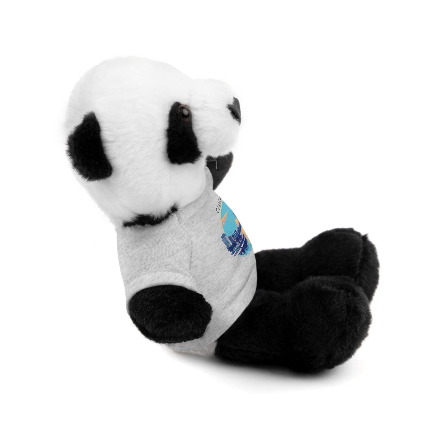 Retro Chicago Sunset Stuffed Animals with Tee
