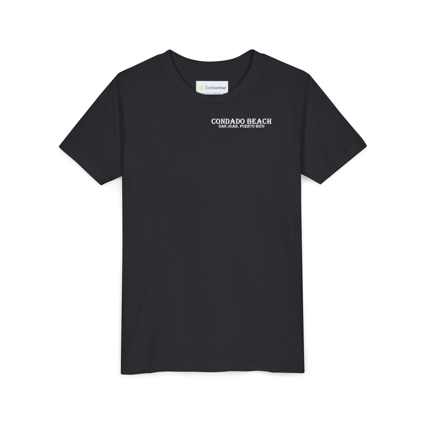 Coastal Vibes Condado Beach Unisex Youth Short Sleeve Tee