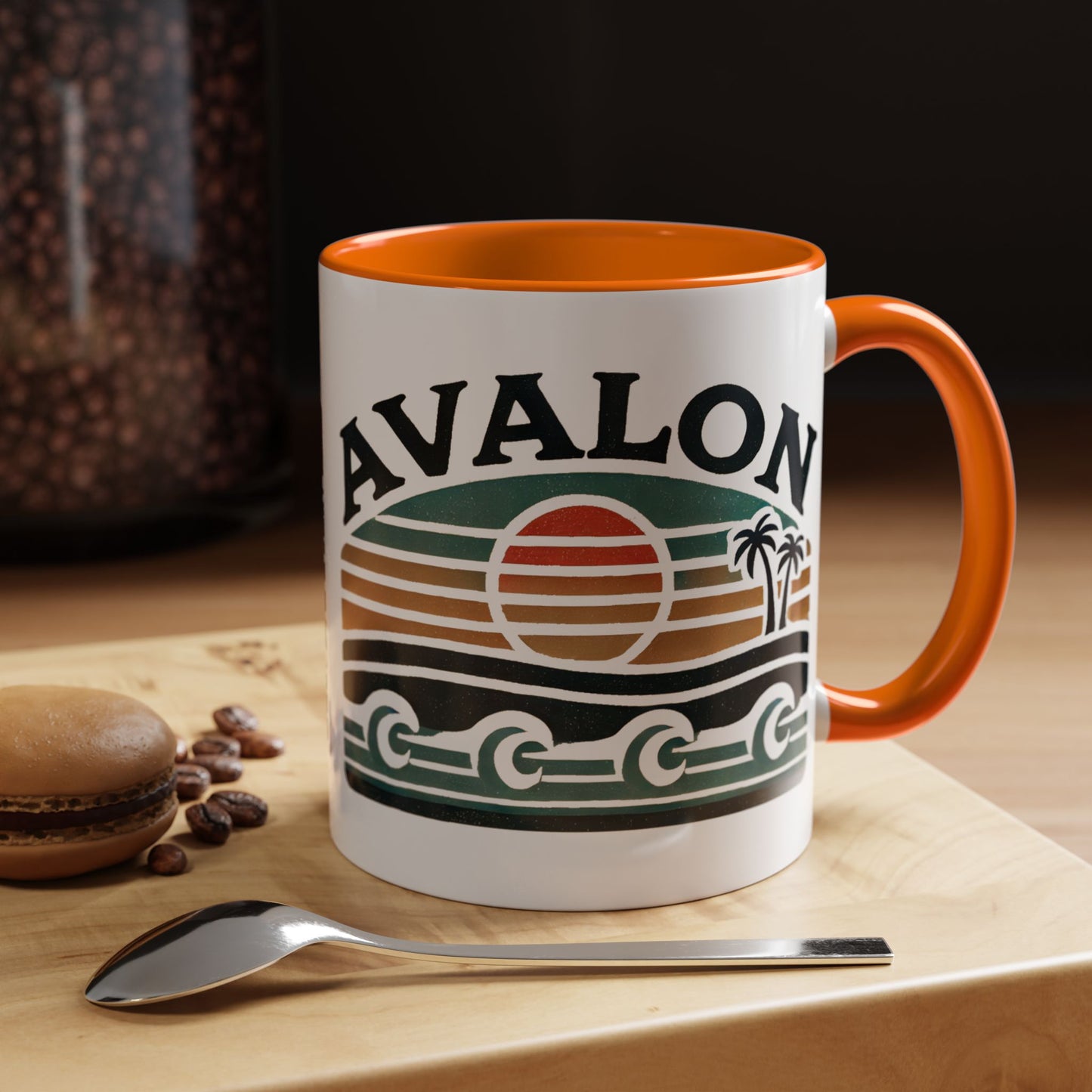 Retro Avalon Accent Coffee Mug