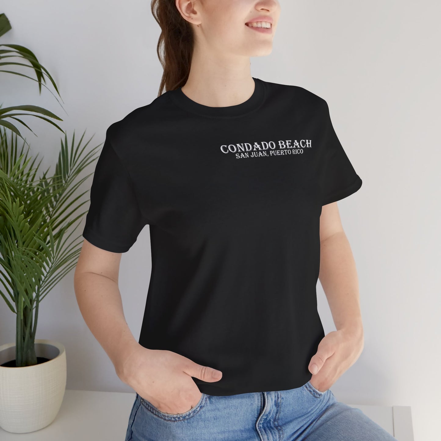 Coastal Vibes Condado Beach Unisex Jersey Short Sleeve Tee