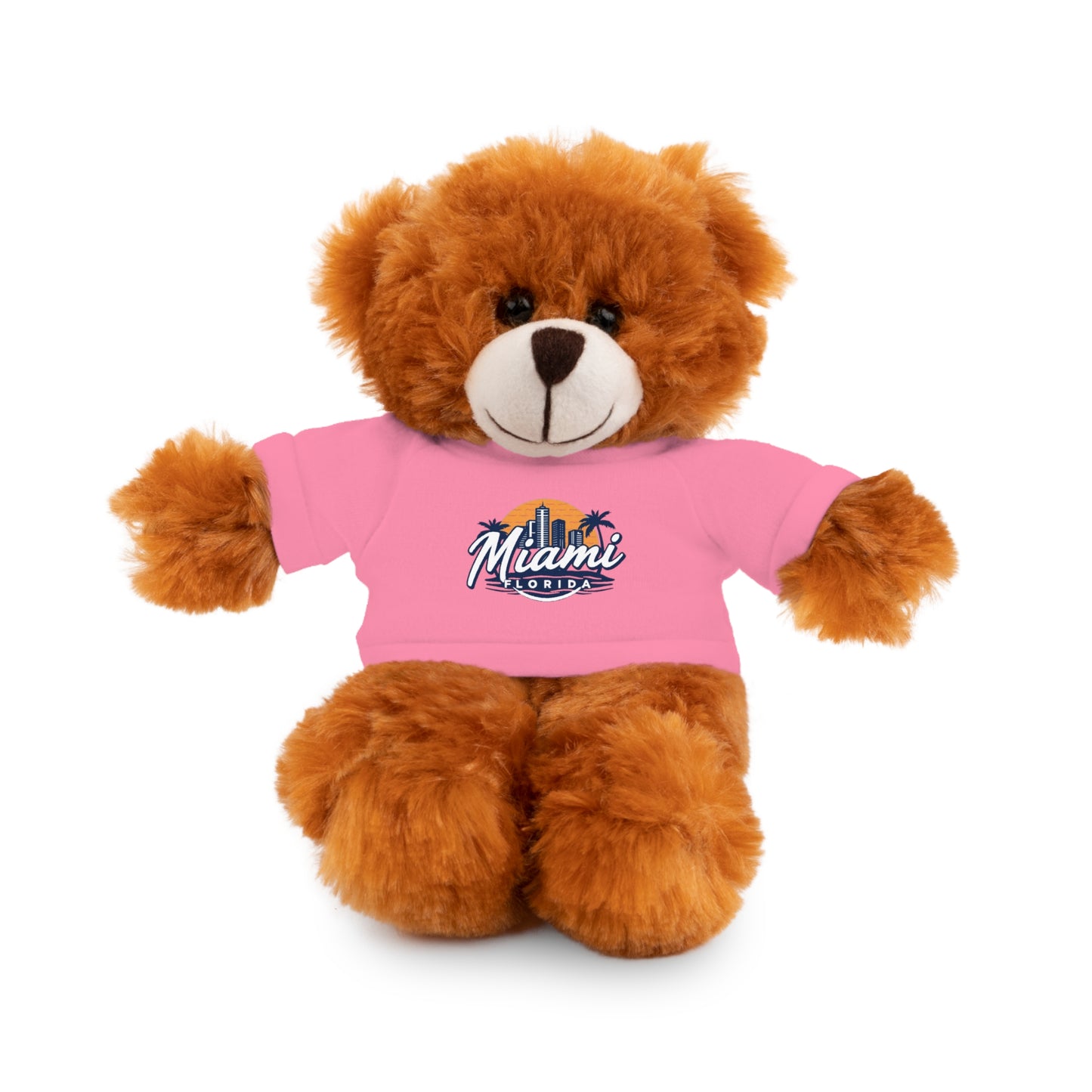 Retro Miami Stuffed Animals with Tee