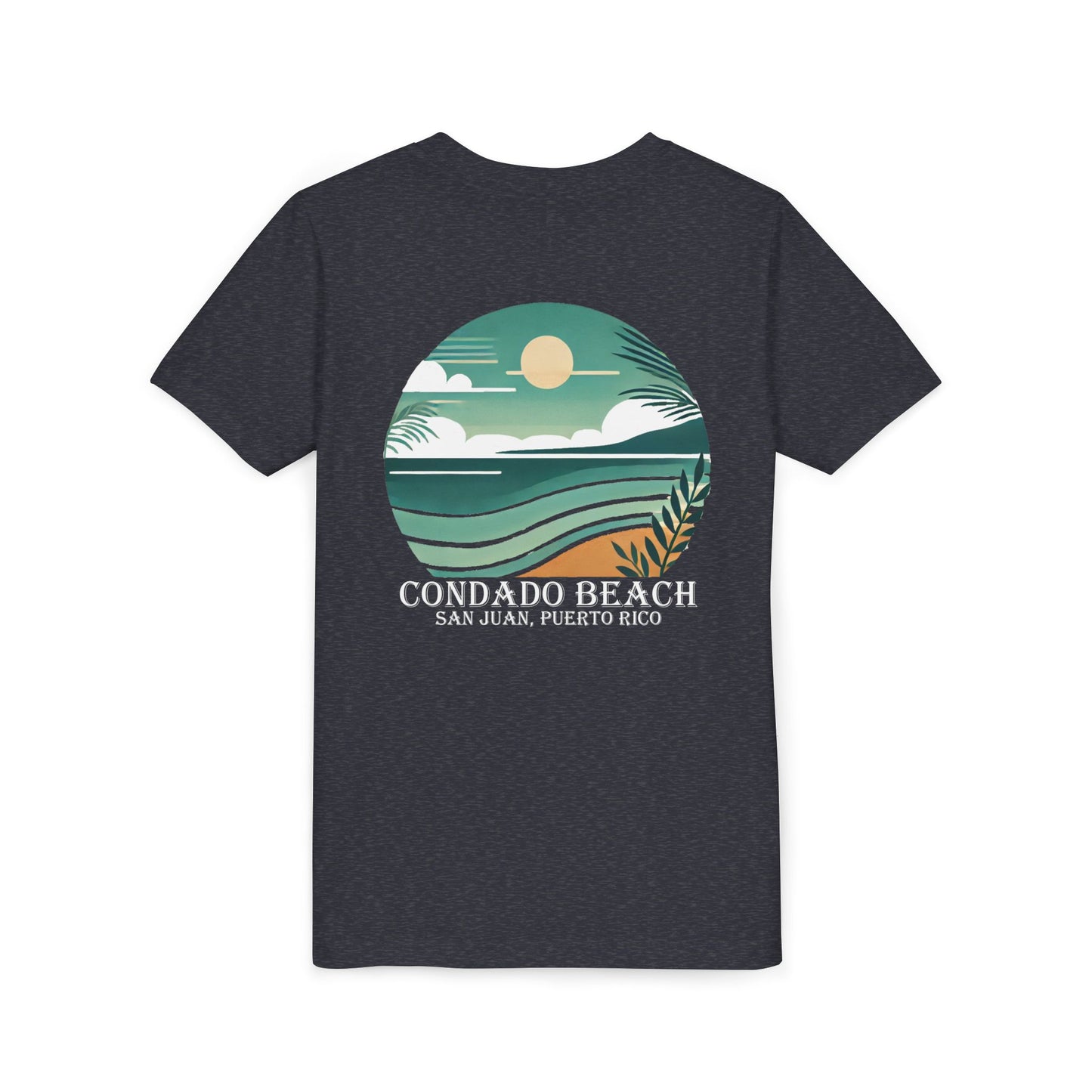 Coastal Vibes Condado Beach Unisex Youth Short Sleeve Tee