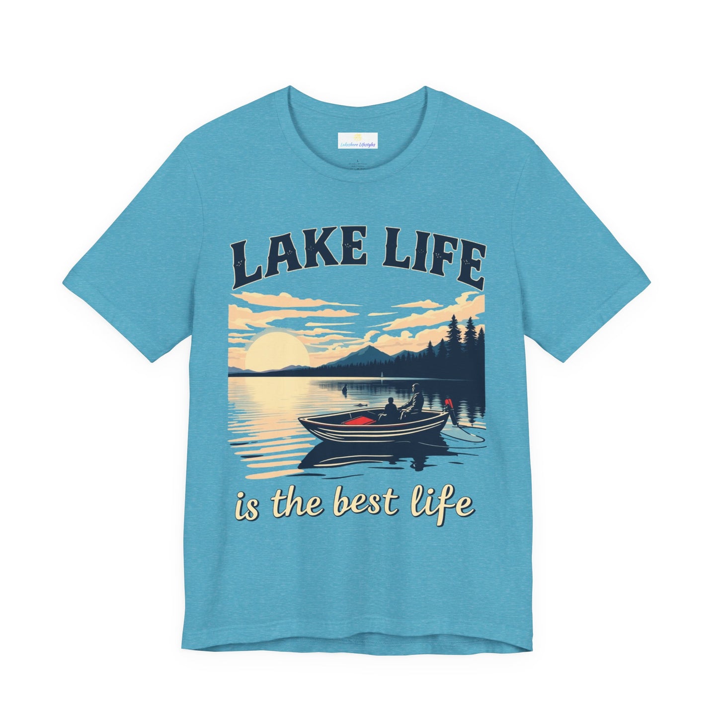 Lake Life is the Best Life Unisex Jersey Short Sleeve Tee