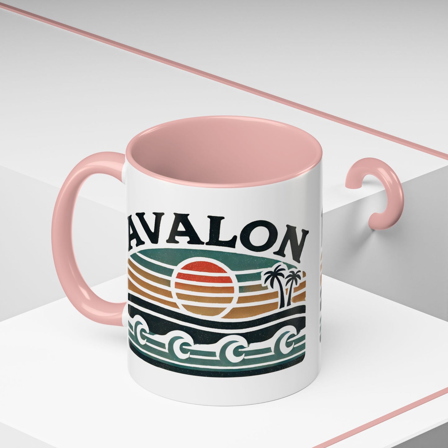 Retro Avalon Accent Coffee Mug